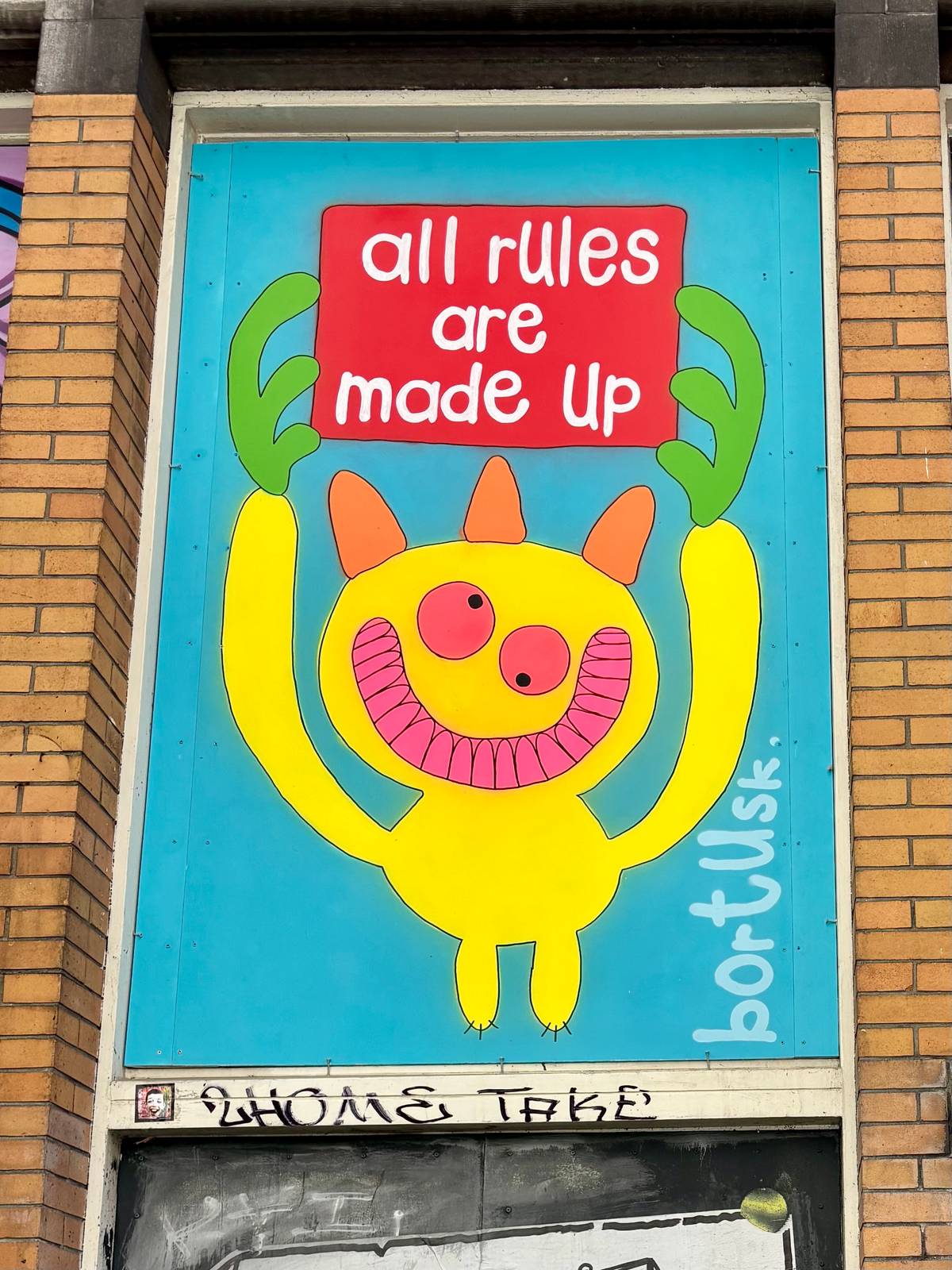 bortuskleer&mdash;All Rules Are Made Up