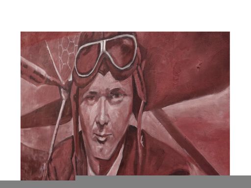 Charles Lindbergh with the Albo family