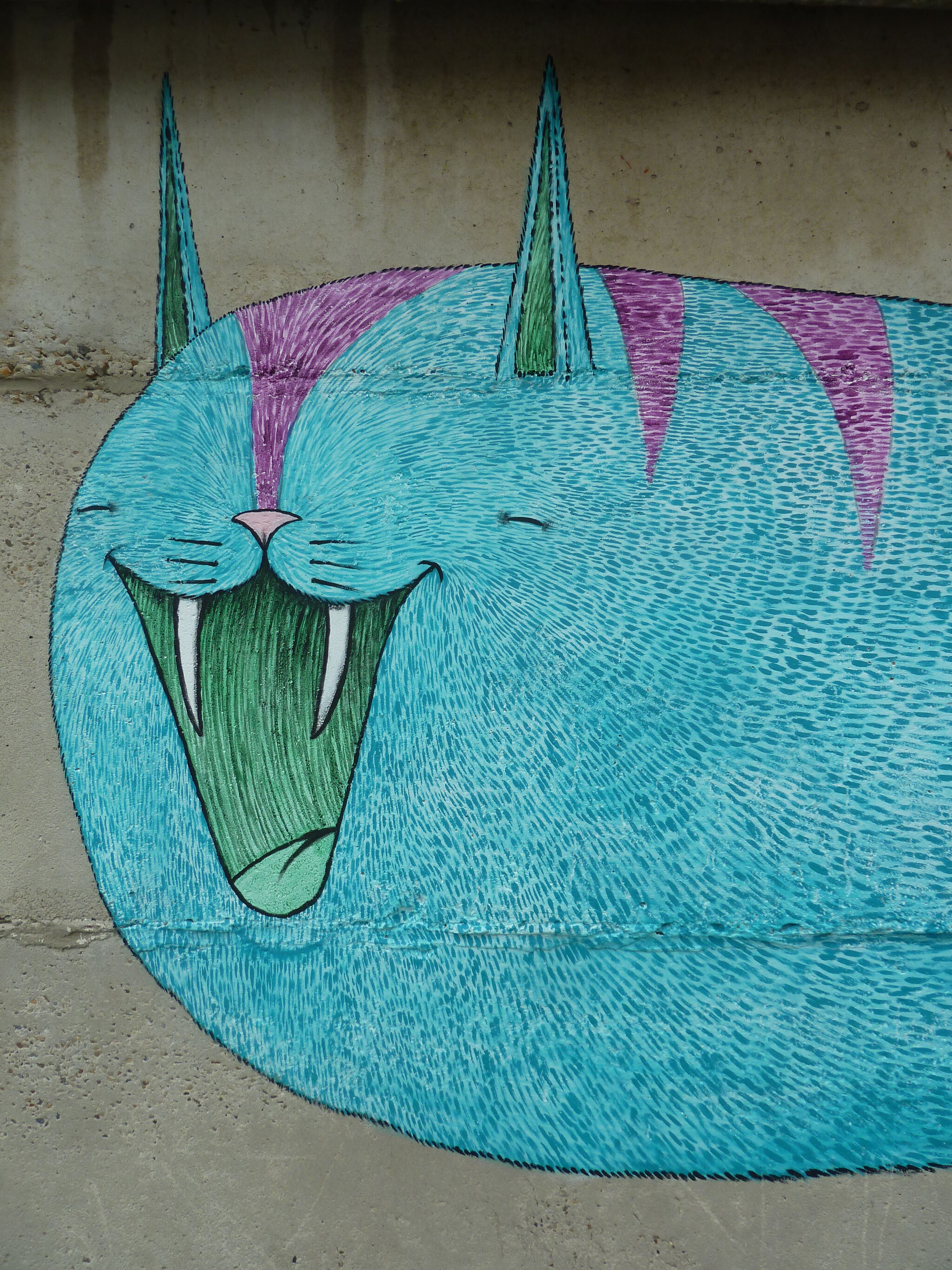 Bisser&mdash;Blue Cat and birds