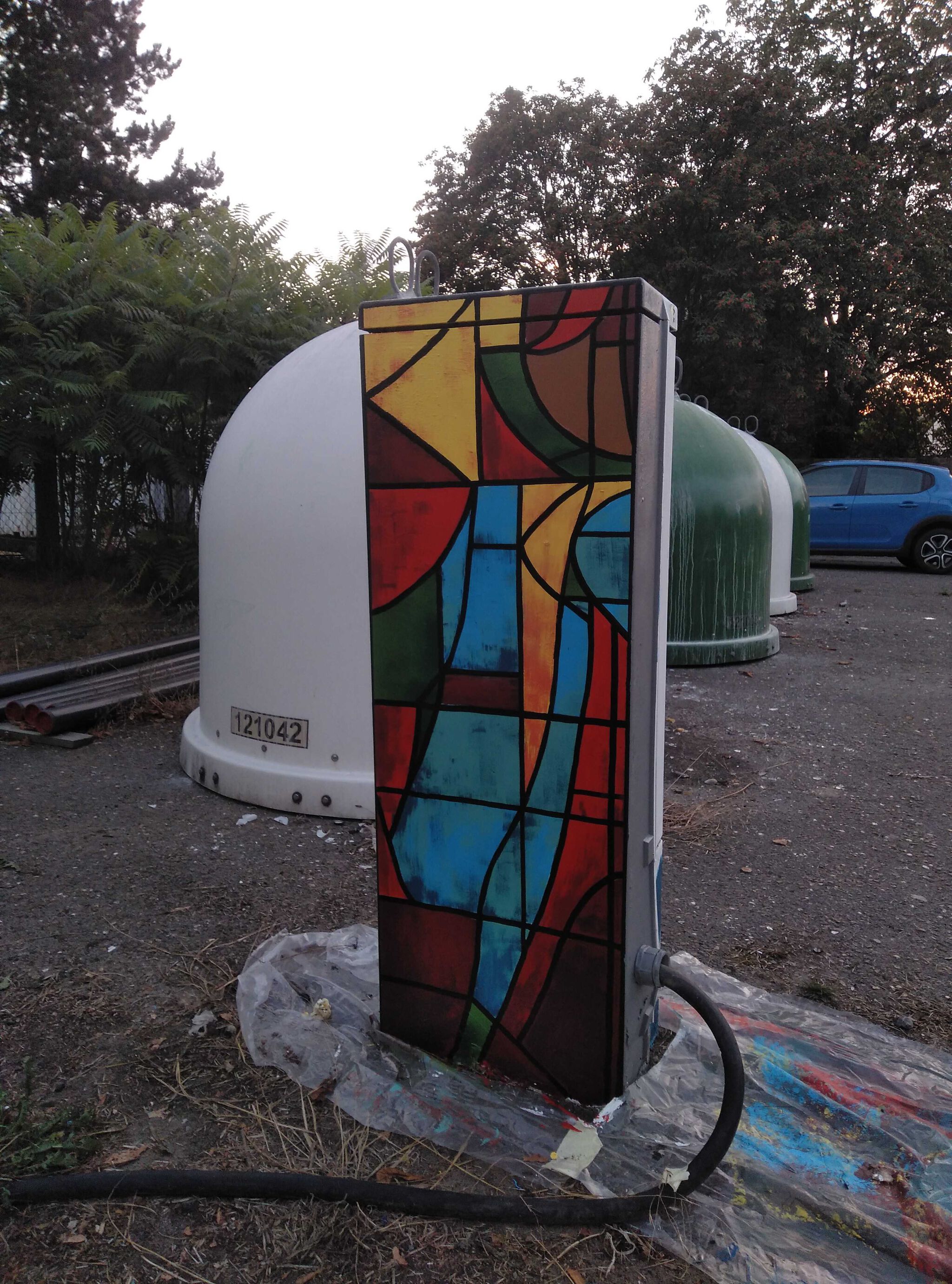 Wouter ODB&mdash;Tour Elentrik - Glas in lood
