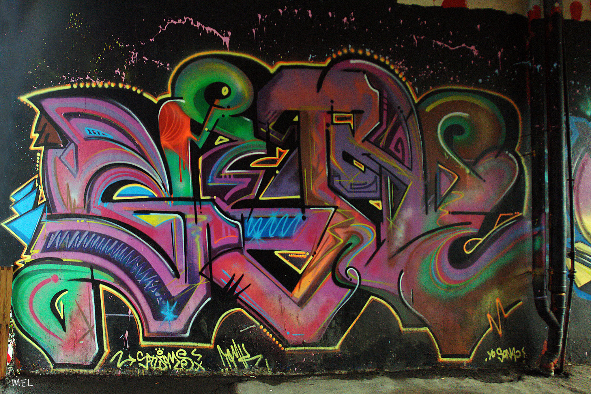 Sone, Cher1, Enos, Spid, Sajme, Nise, Clone, Casper, Neos, TMK&mdash;The Ma'ohi Kings in the in the narrow streets of Papeete
