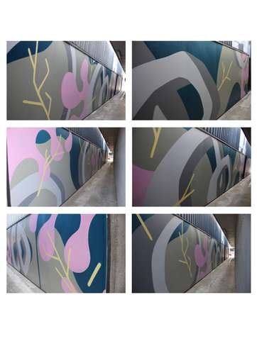 abstraction of flowers the tannery