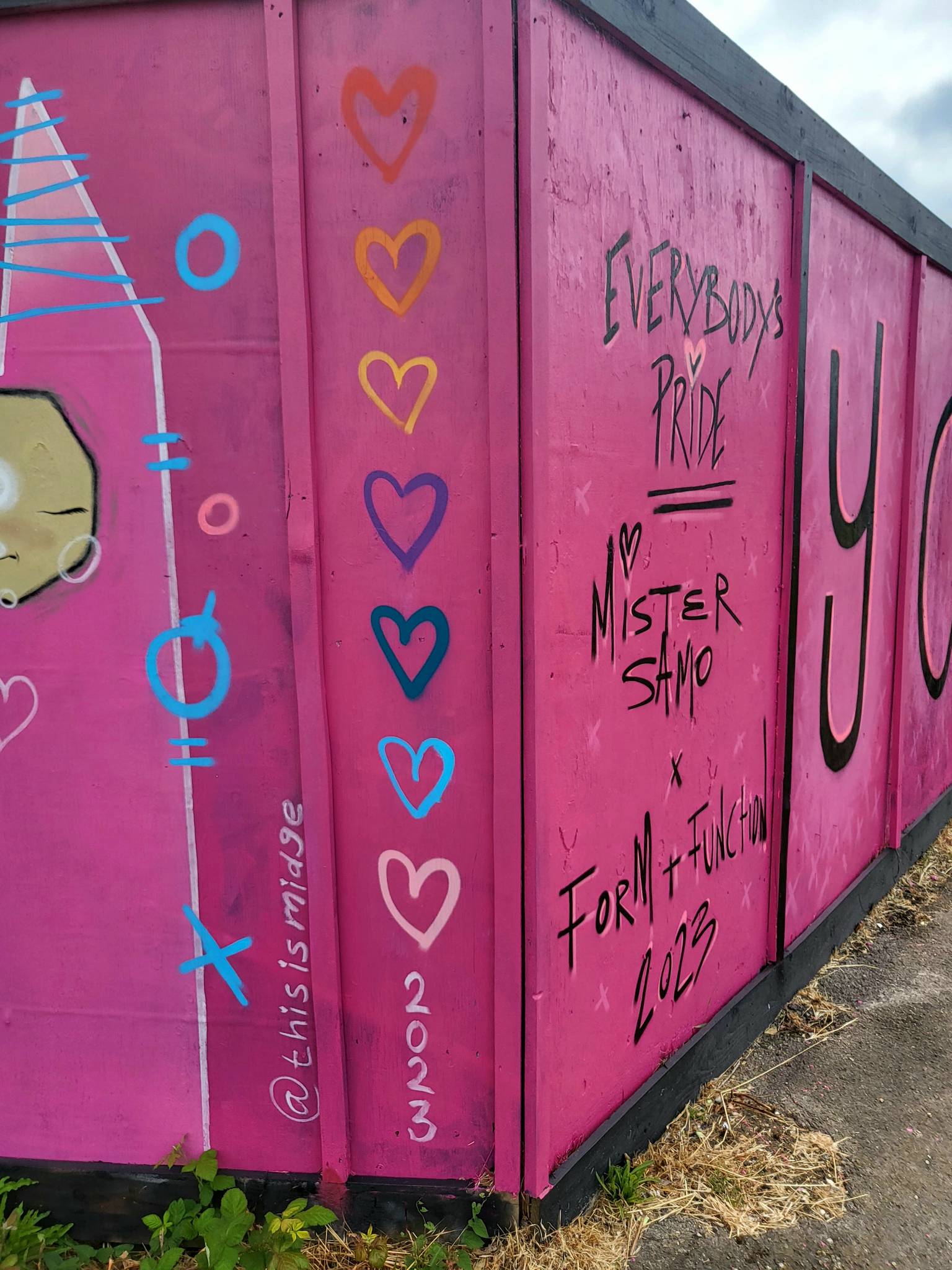 thisismidge, Mistersamo, My Dog Sighs&mdash;Portsmouth Pride Mural