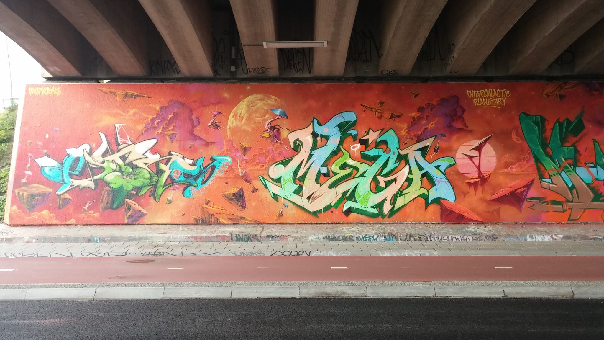 ETRS, Mega, MOSK, Romeo, Unoks Nozm&mdash;Marshallweg (Hall of Fame)