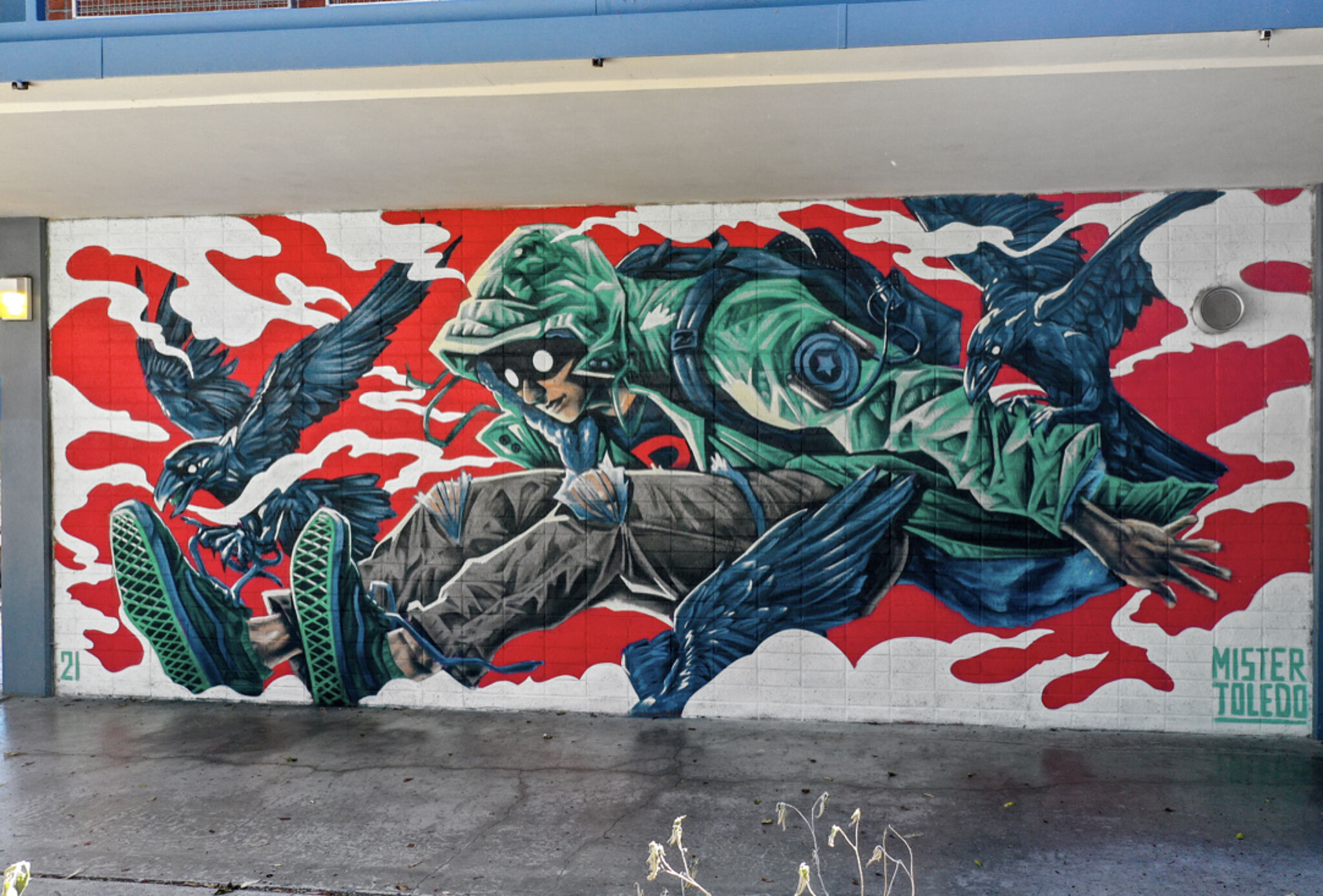 Mister Toledo, Dirt Cobain, Cache, Registered Artist, Phobik, Rebeka Skela, Eric Karbeling&mdash;Spray See LA murals