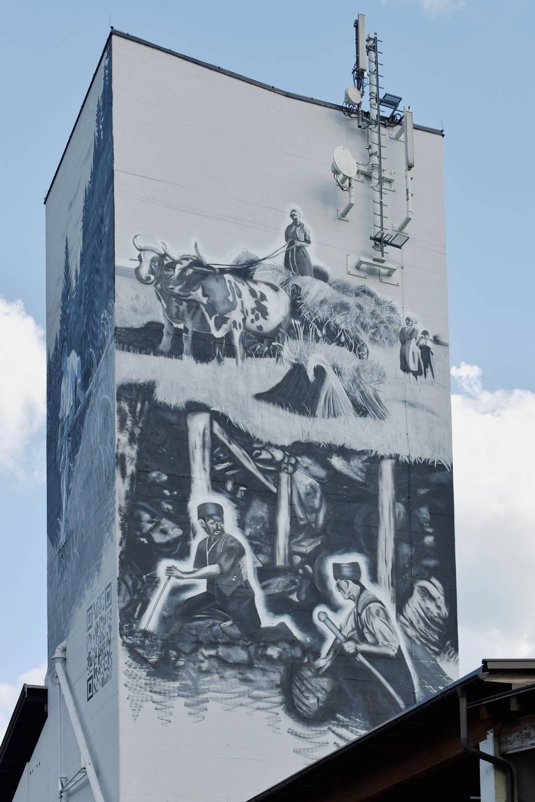 Raphael Pesentheiner &mdash;Old grain tower // EU_Kunstwaende