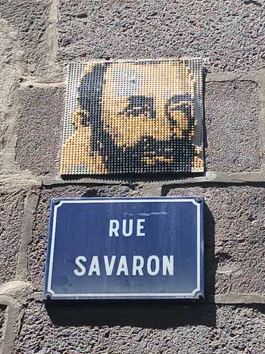 Mosaic artwork of Jean Savaron