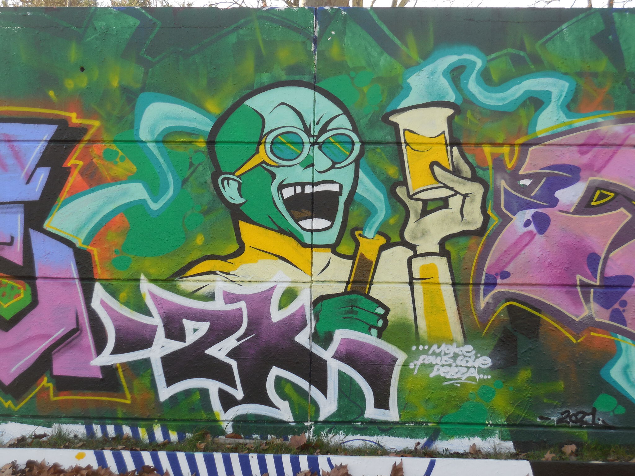&mdash;Mad scientist (n'est plus visible)