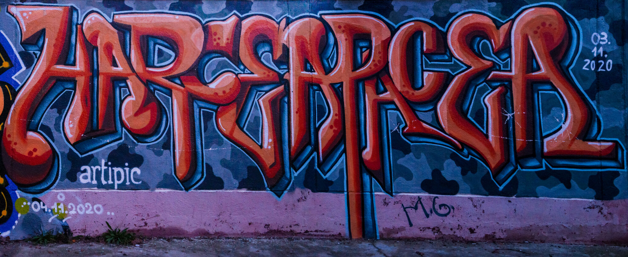 Harcea Pacea, OhBoy, Burok, Pisica Pătrată (Square Cat), ILUC, Goes, Sfer, Kuser, Roper, Pulsar Sinaps, Snek&mdash;Nicolina Legal Wall