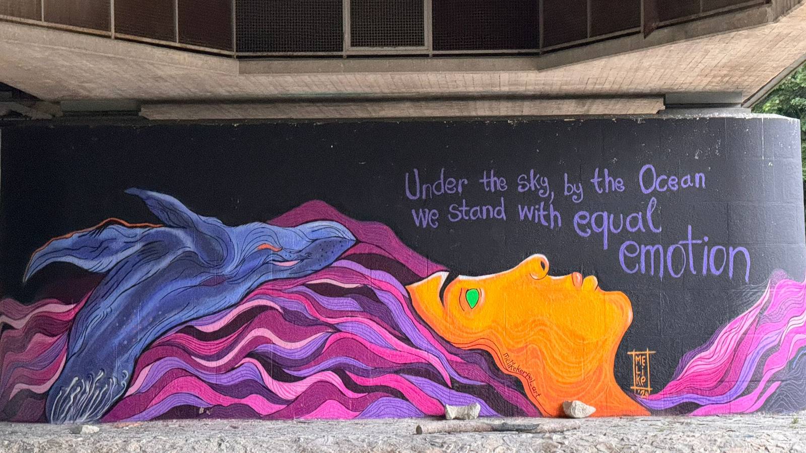 Melike&mdash;Under the Sky by the Ocean, we stand with equal emotion