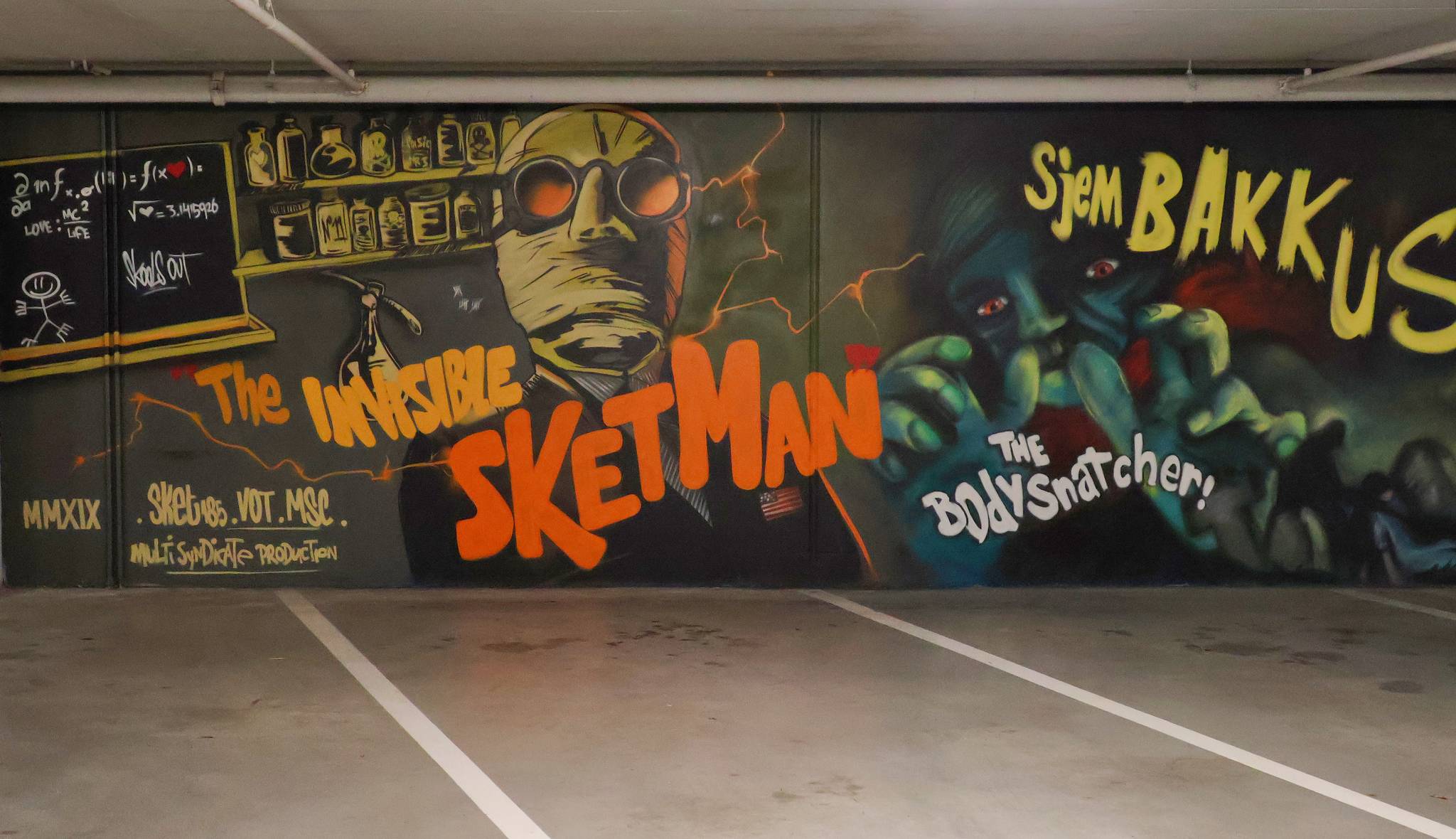 Sjembakkus, Sket185&mdash;Pathe Ede - The Invisible Sketman, The Body Snatcher