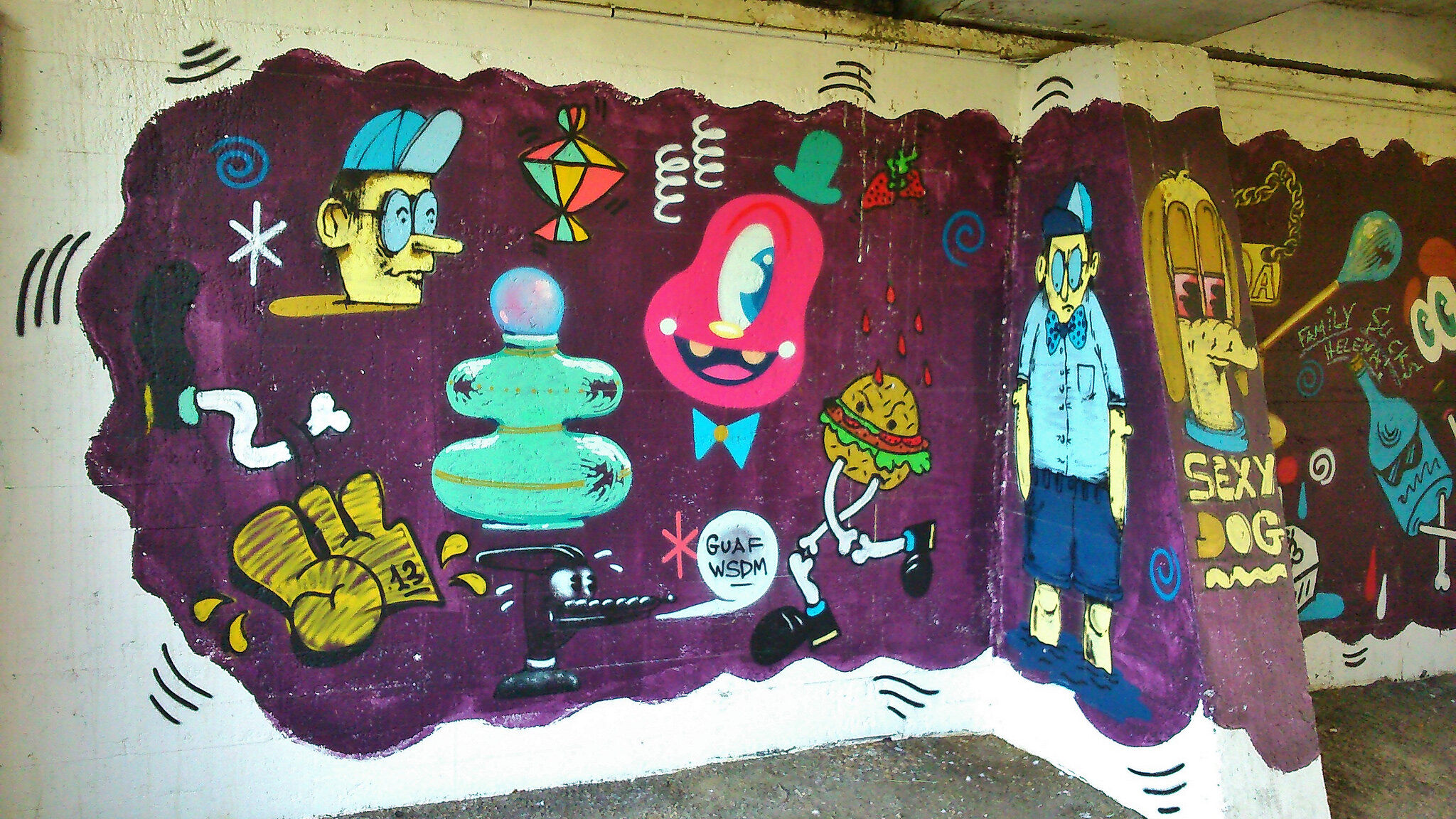 Resto, Bué The Warrior&mdash;Under a bridge