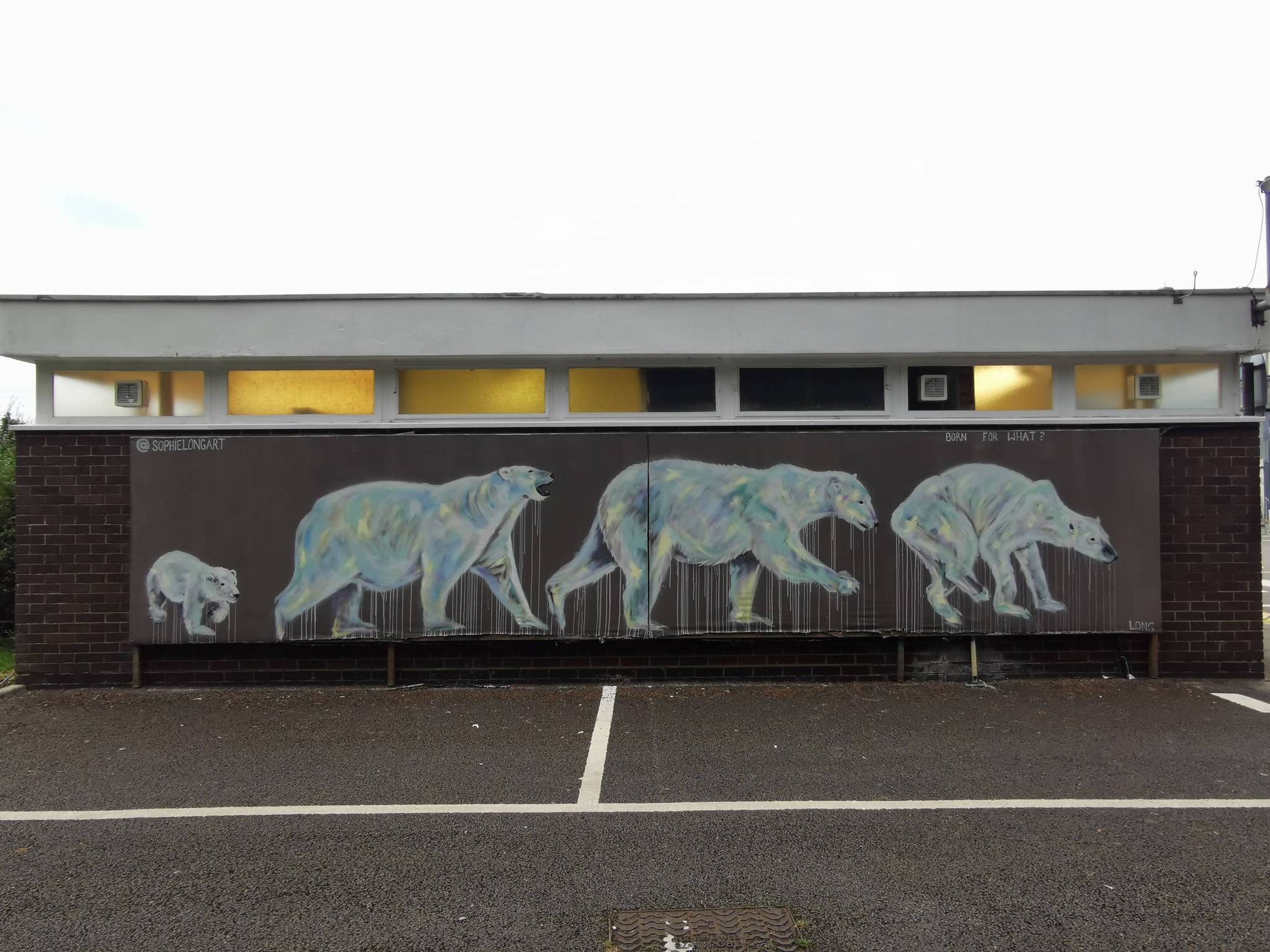 Sophie Long&mdash;Three Polar Bears