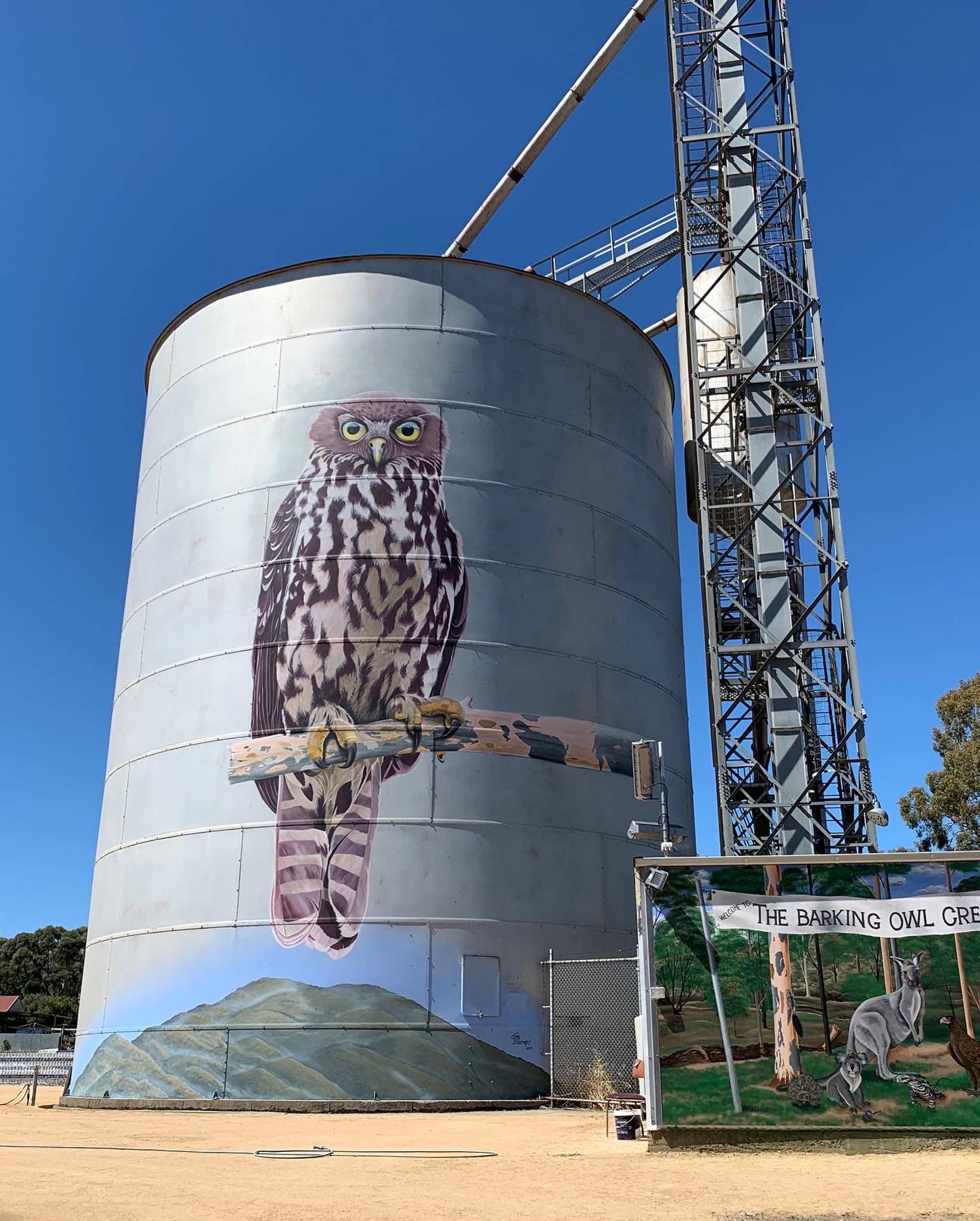 Jimmi Buscombe&mdash;Avoca Grain Silo artwork