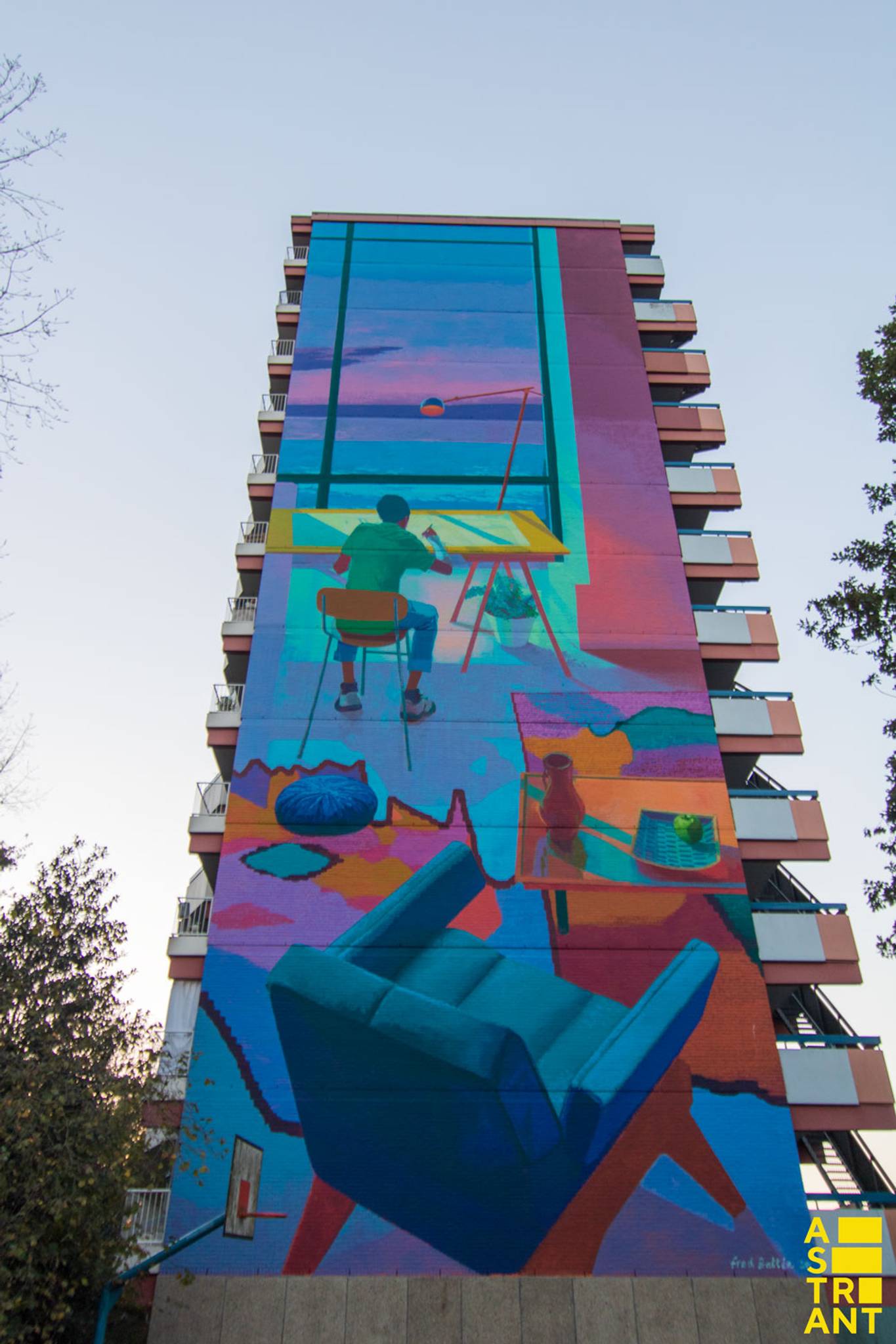 fred battle&mdash;Museum Murals Ede x Kroller Muller