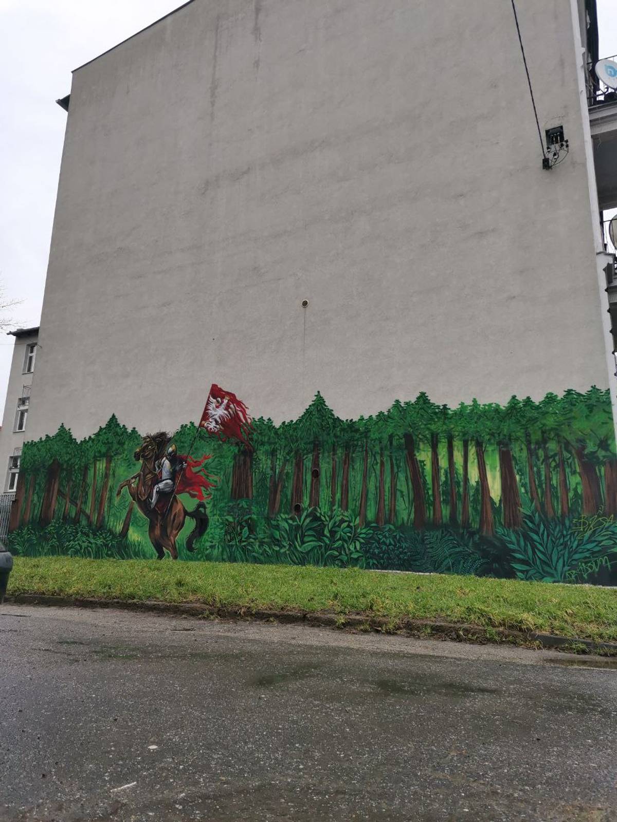 &mdash;Mural Zawiszy Czarnego