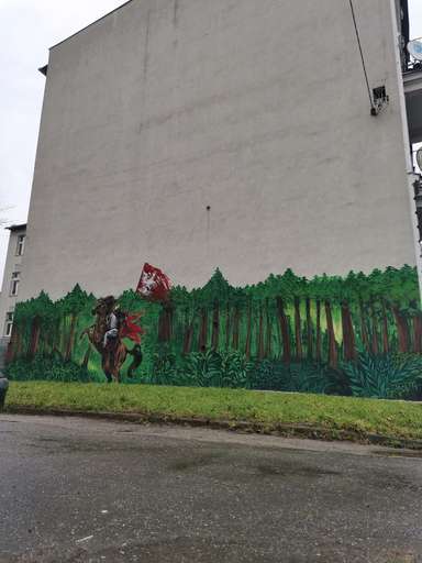 Mural Zawiszy Czarnego