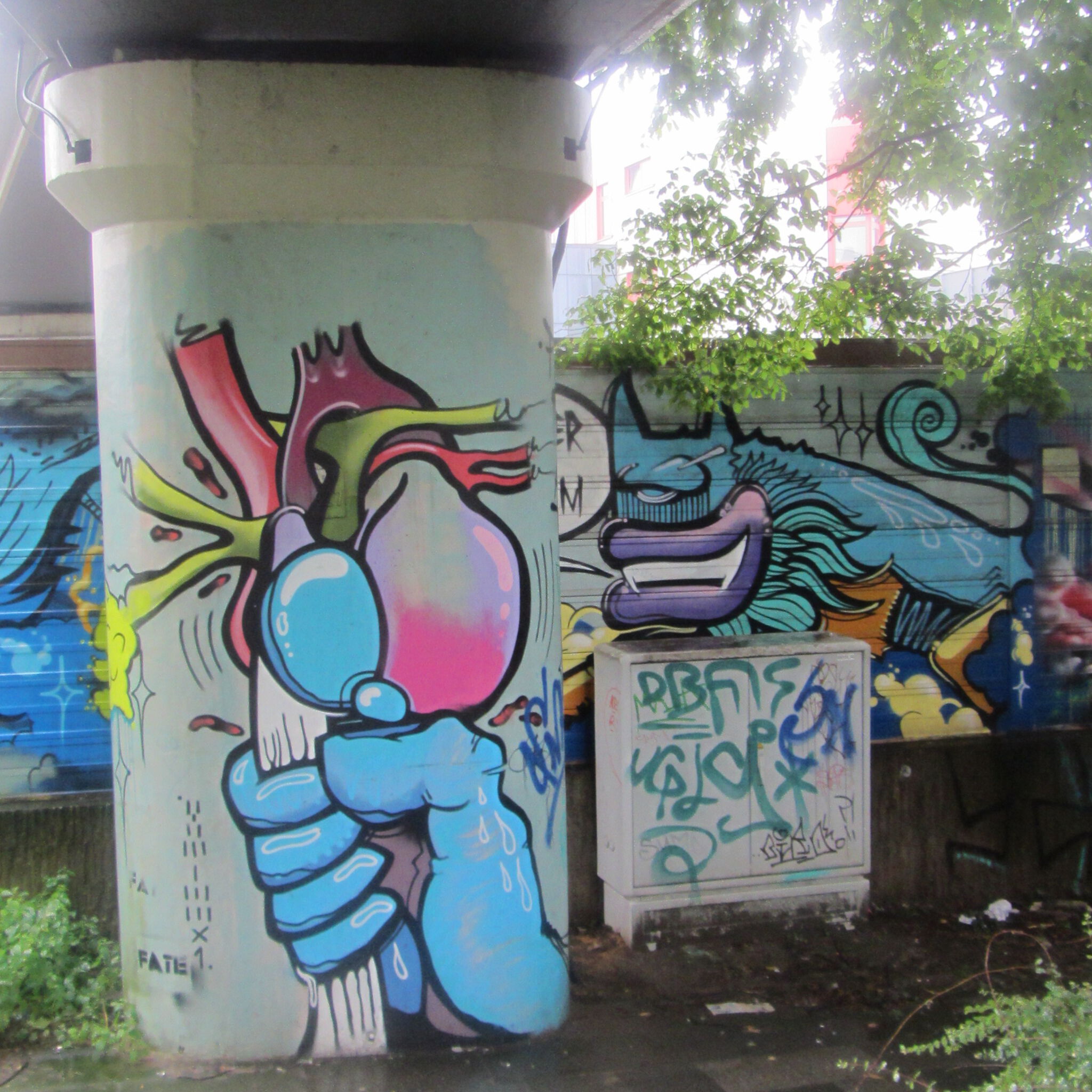Various Artists, QURT QUMI&mdash;Sound insulating wall A 40; HoF Papestraße (Holsterhausen)