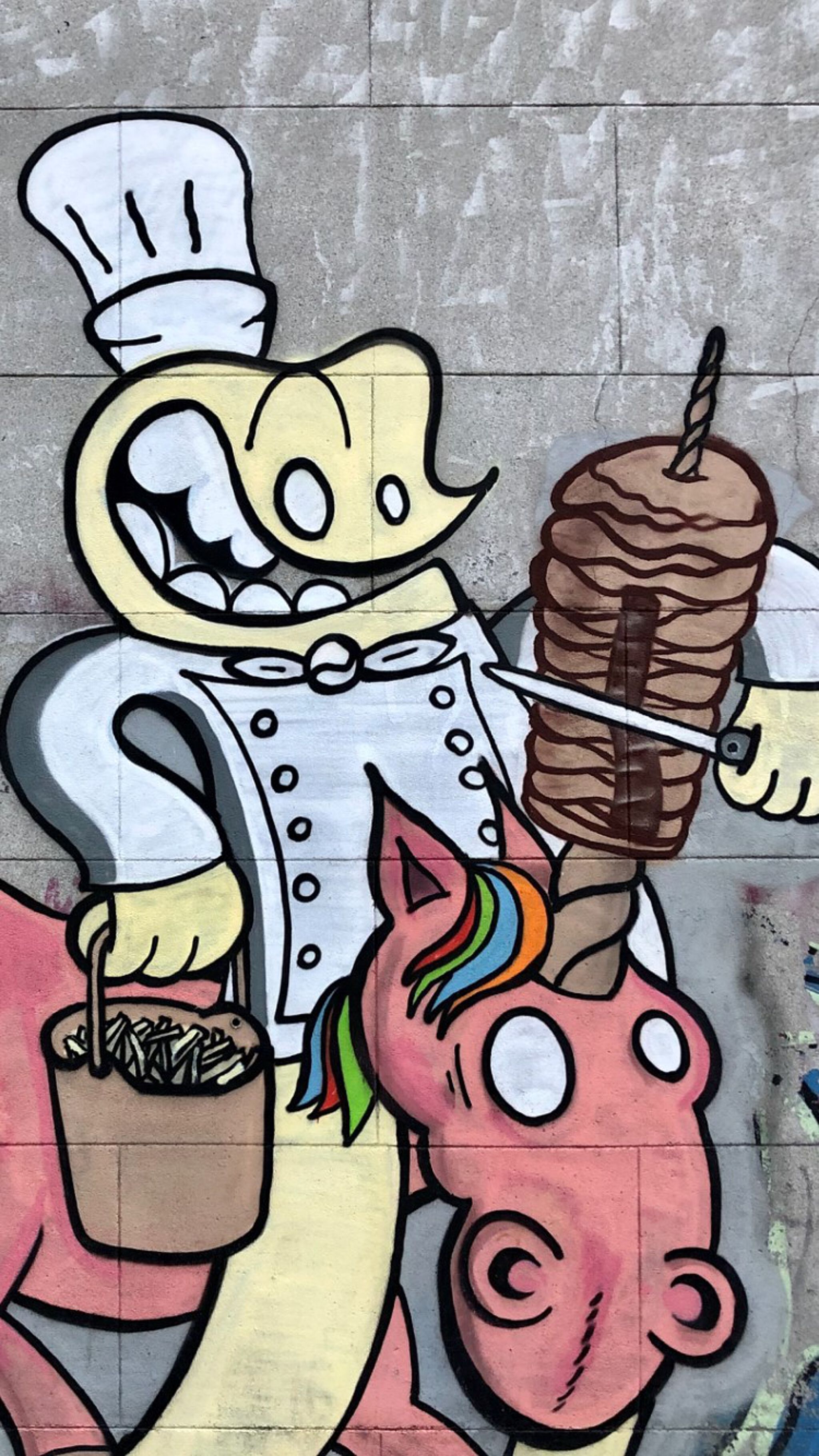RBN Kunst&mdash;Rainbow Unicorn Kebab