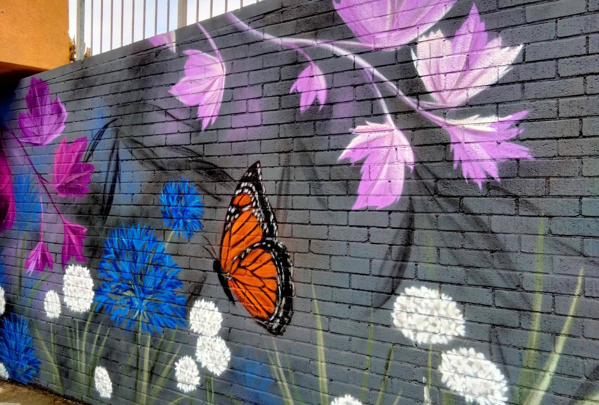 SpraySaint&mdash;Morley Court mural