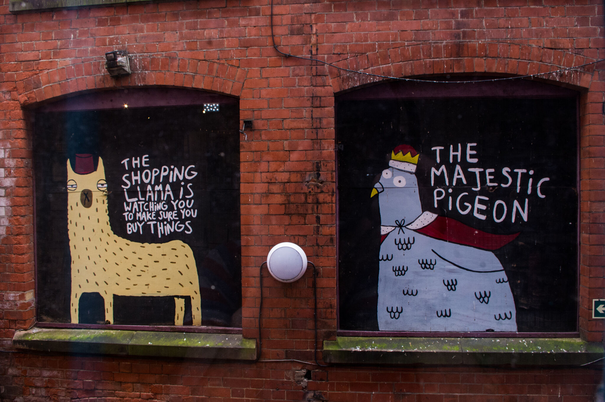 Unknown - Nottingham&mdash;Shopping Llama and Majestic Pigeon