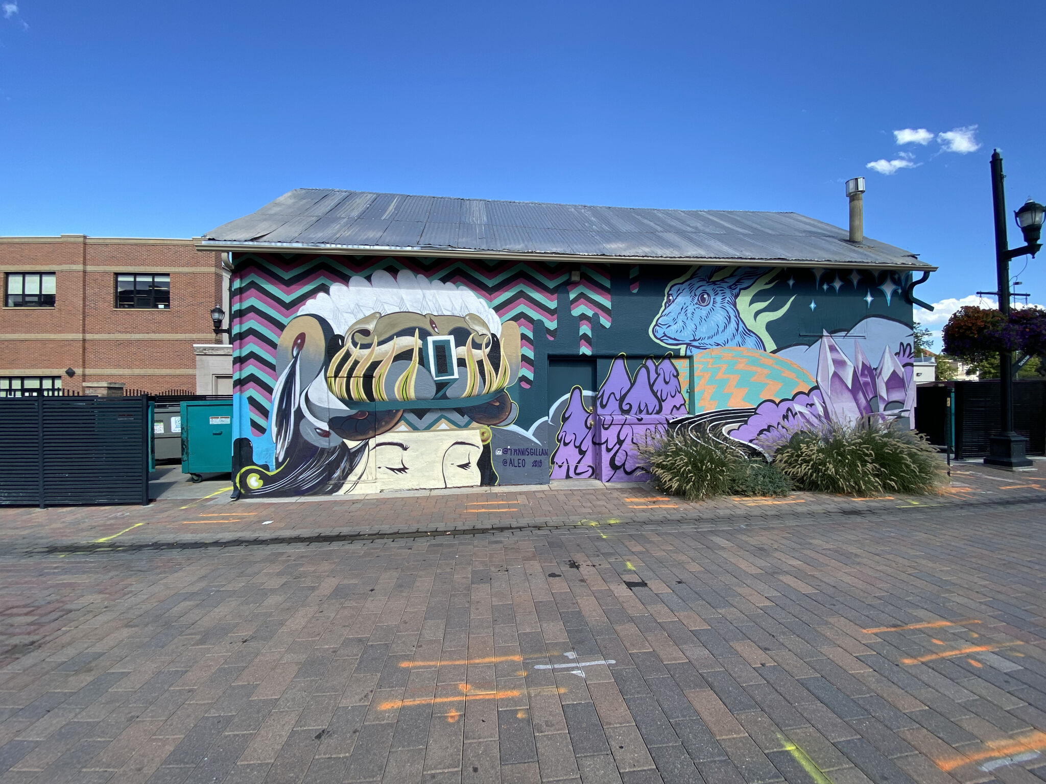 travis gillan, aleo&mdash;Graffiti Girl / Cheyenne, WY
