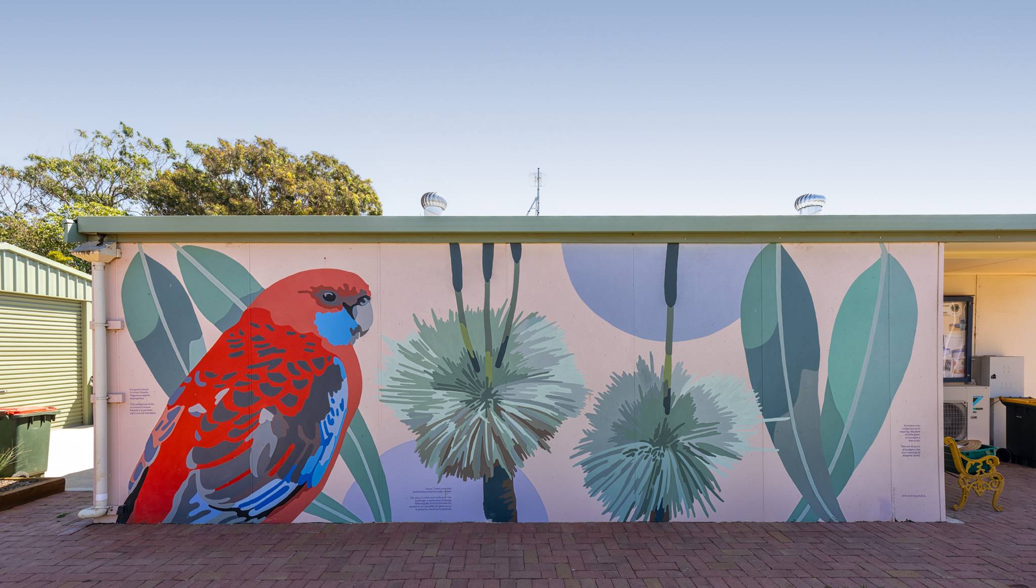 Ella Simpson&mdash;Crimson Rosella and Tate's Grass Tree