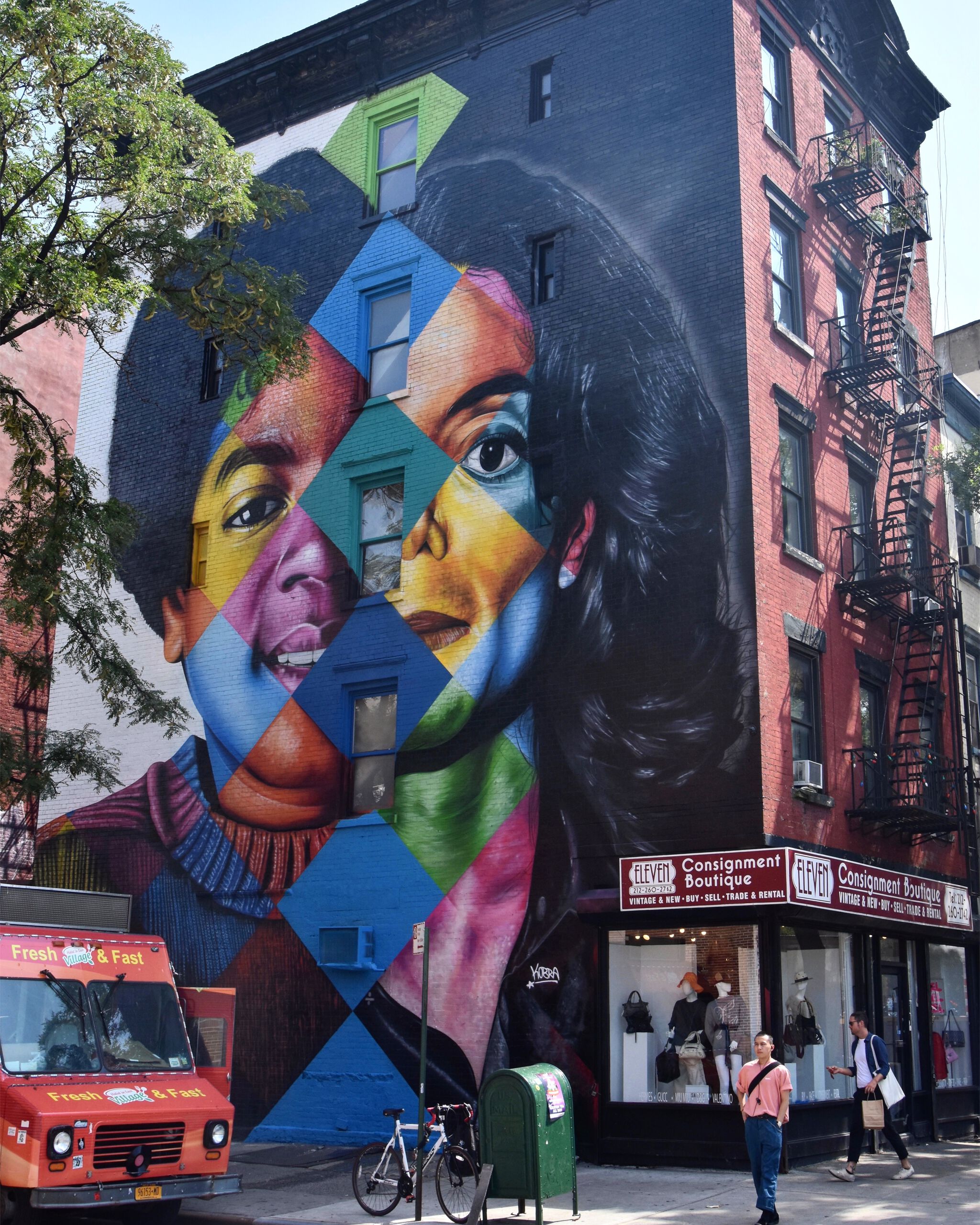Eduardo Kobra&mdash;Black or White, Michael Jackson