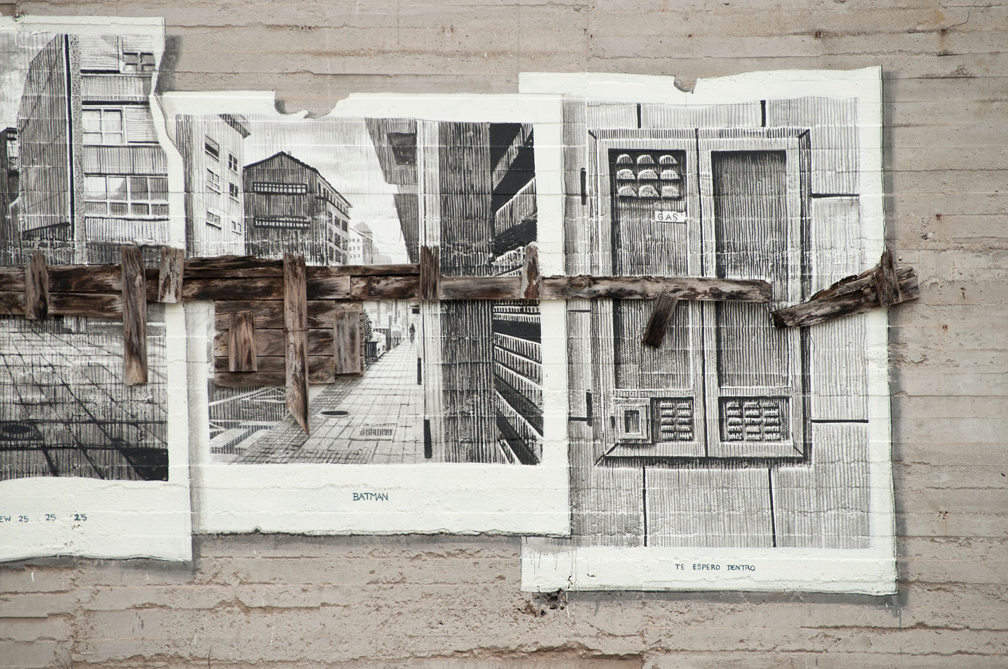 Daniel Muñoz "SAN"&mdash;Tachar as pintadas dunha rúa