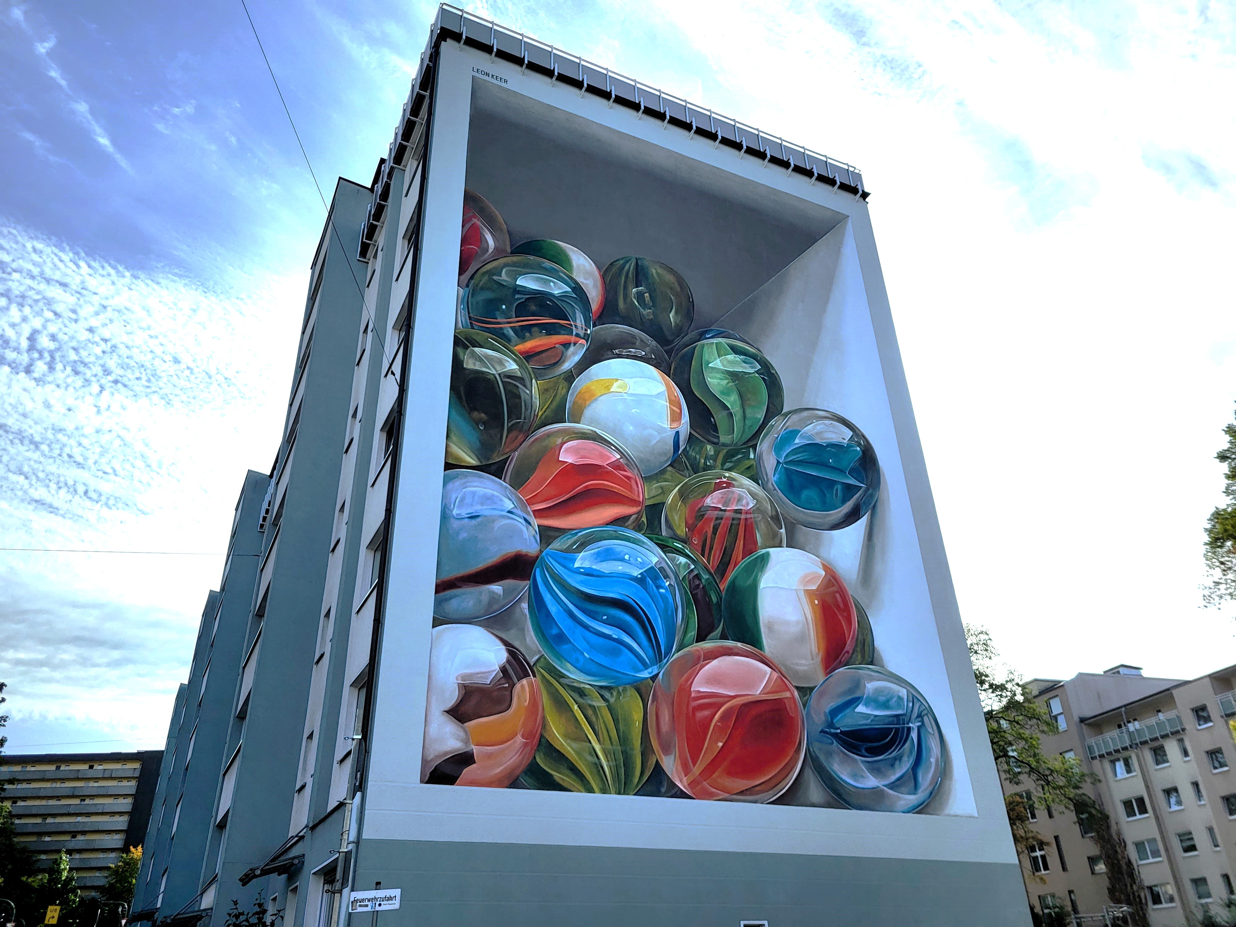 Gravity by Leon Keer - Street Art Cities