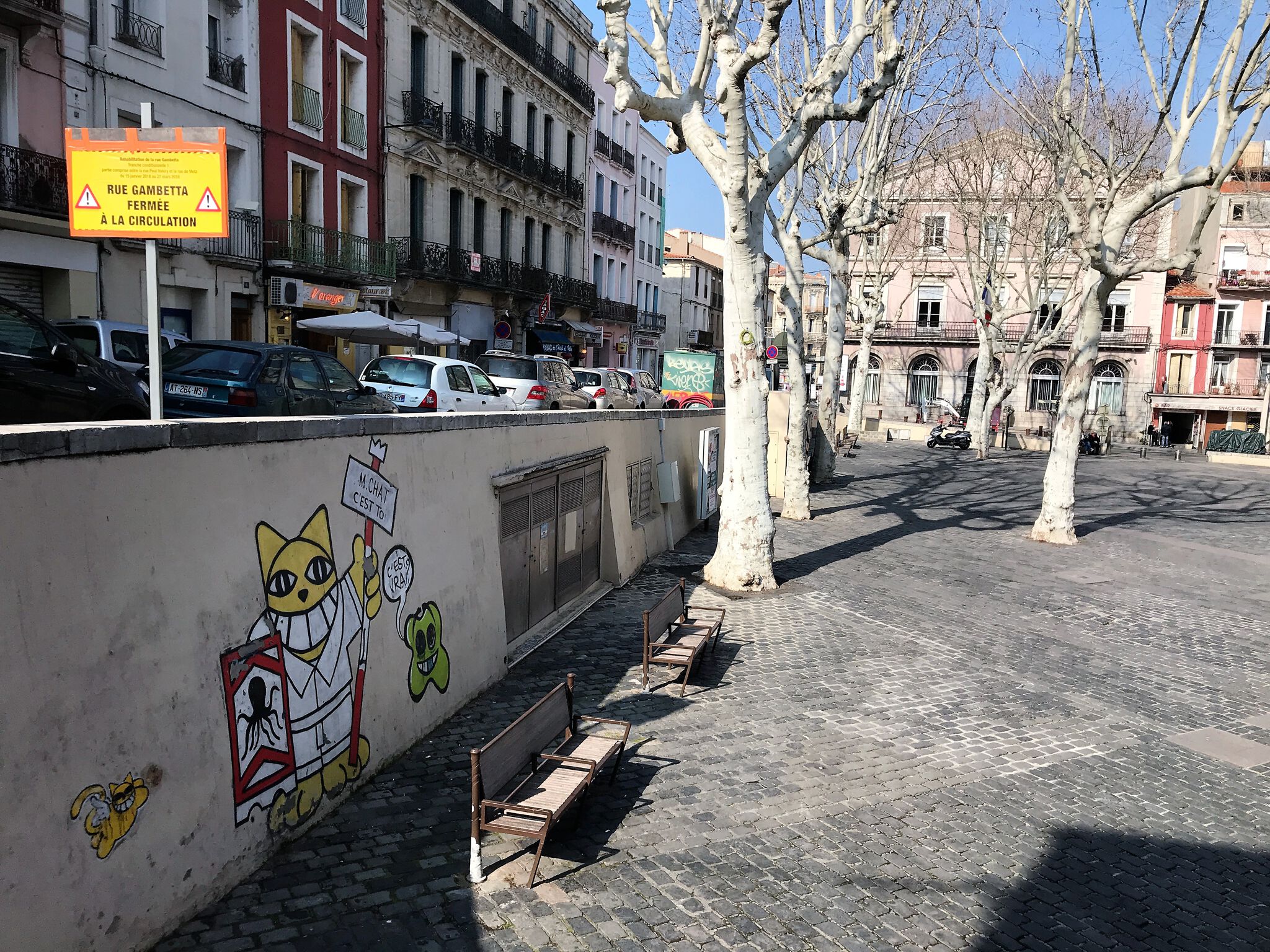 Mr Chat&mdash;Monsieur Chat place Brossolette