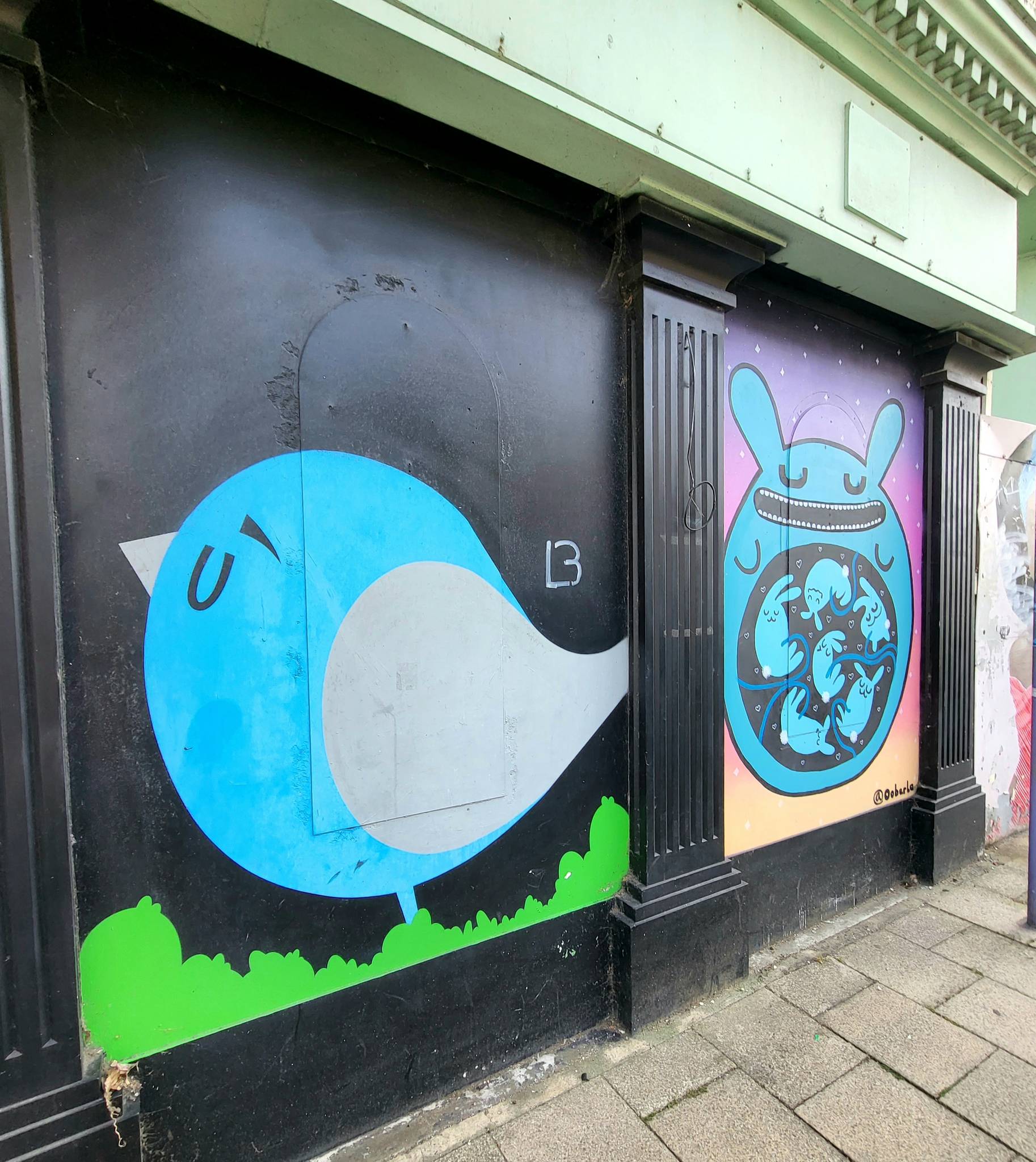 rooabrook, Koe1, Ketones6000, thisismidge, NZIE, Gary Stranger, pogo, RoosArt&mdash;Osborne Road Street Art Gallery