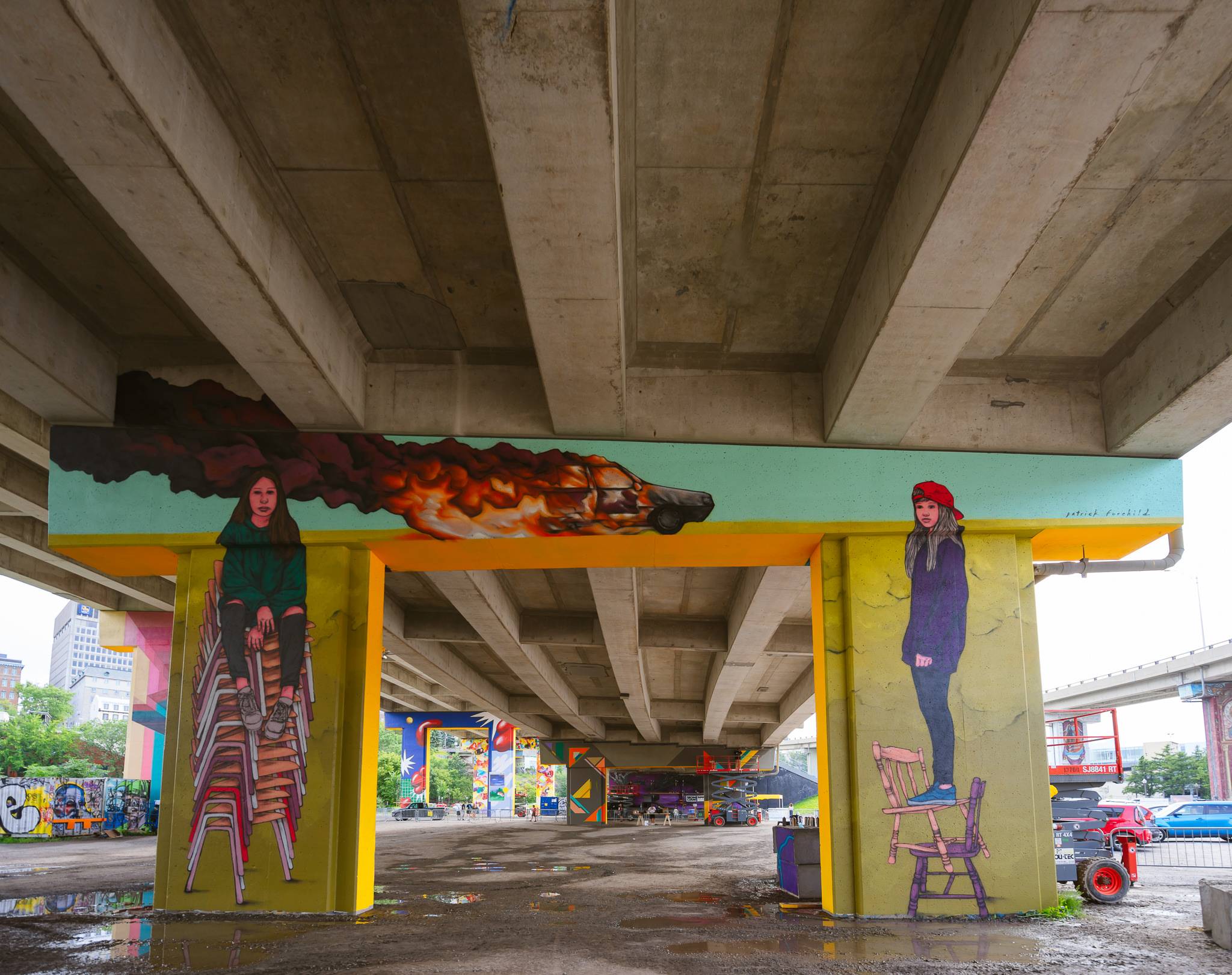 Patrick Forchild, Street Art In Action&mdash;Patrick Forchild