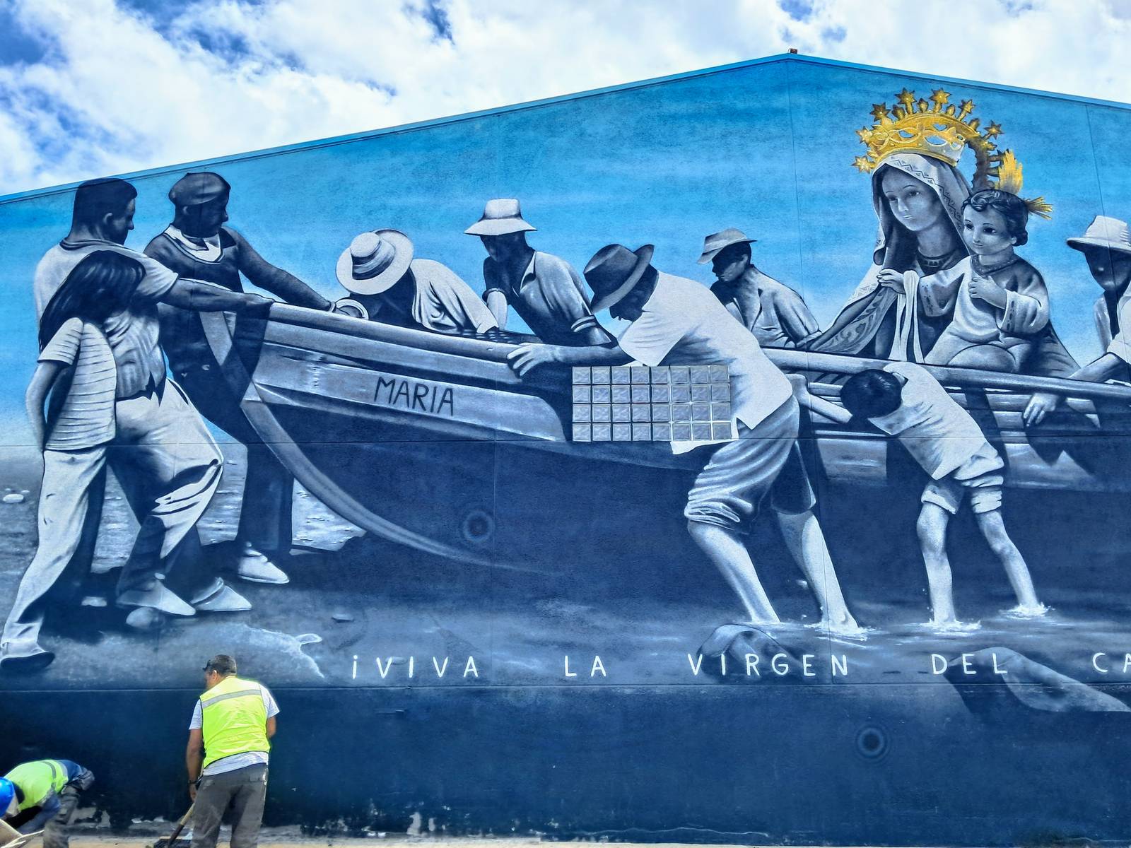 Richard Santana, Kiryat Mendoza&mdash;Mural Cofradía Pescadores de Arguineguín