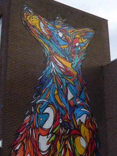 Colorful fox