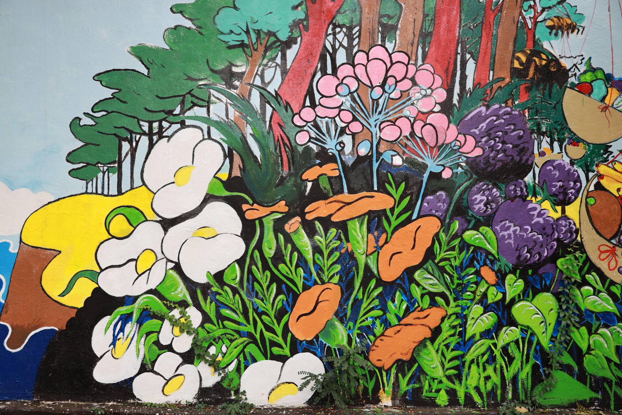 CITYarts, Kevin Galeazzi, Children's Arts & Sciences (Summer Youth Employment Program), NYC Parks Department, Chatham Square Library&mdash;Flowering Vine and Us