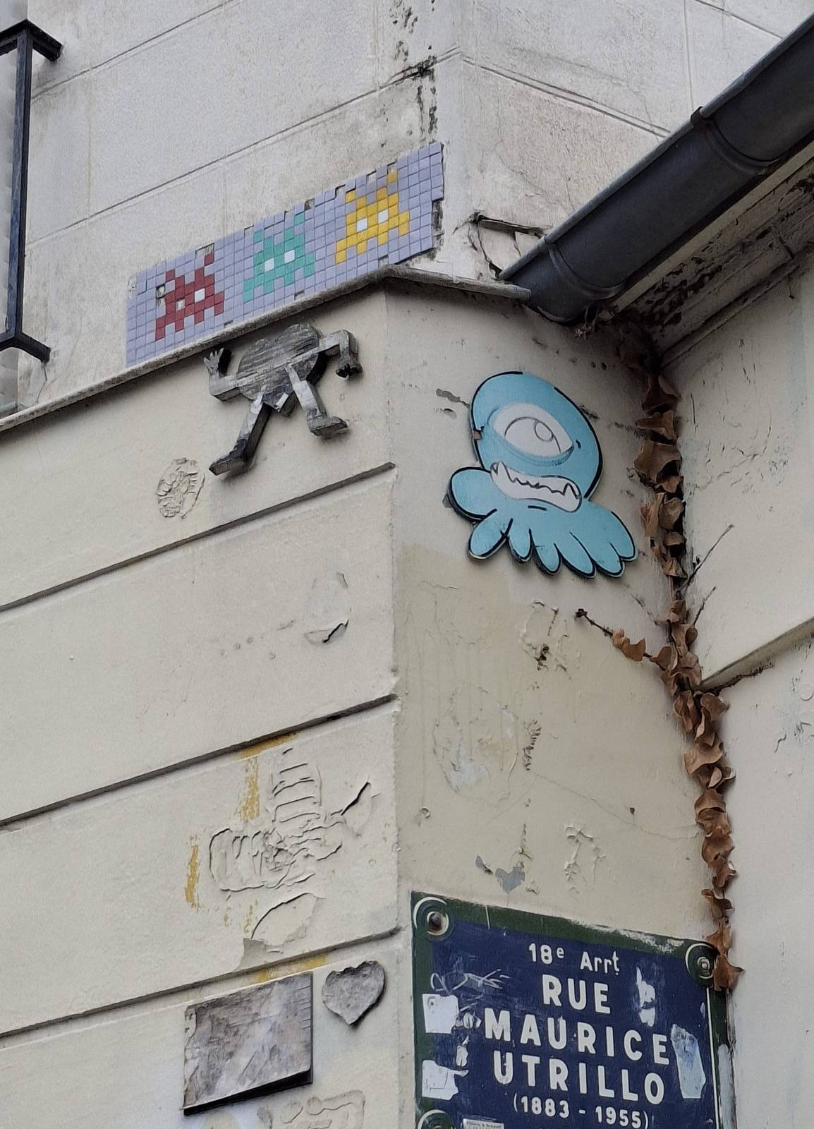 invader, GZUP_streetart&mdash;PA_644, Octopus