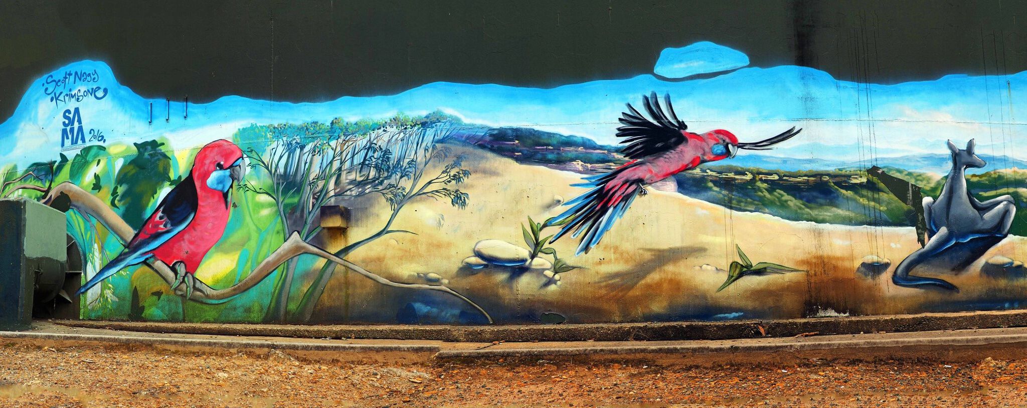 Scott Nagy, Krimsone&mdash;Mount Riverview Water Tank Art