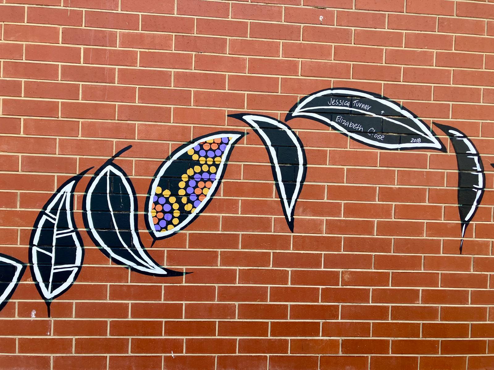 Jessica Turner, Elizabeth Close Arts&mdash;Nukunu in the Big Picture - Red Cross Mural
