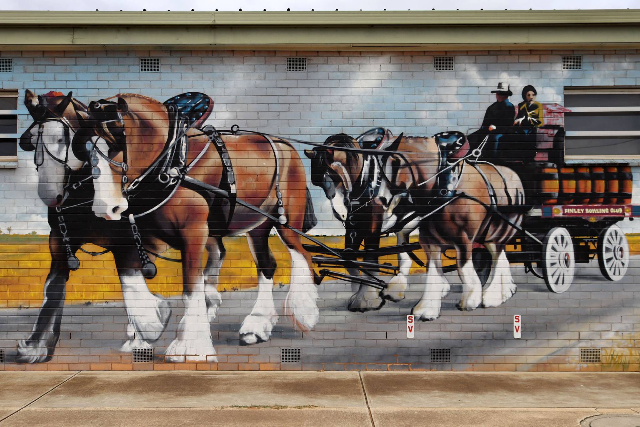 Heesco, Damien_Mitchell&mdash;Clydesdale Horses