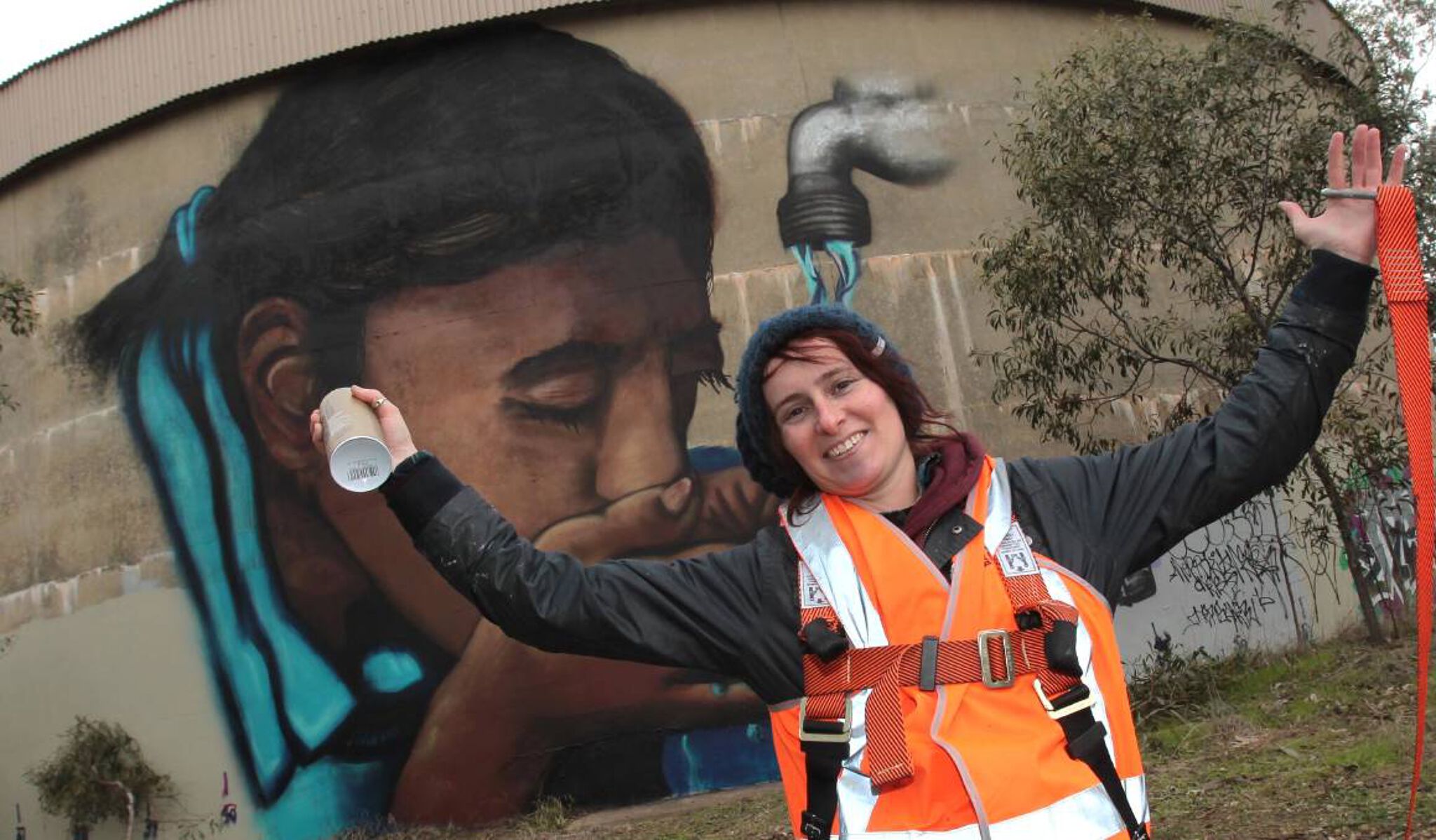 Poncho Army&mdash;Willans Hill Water Tank