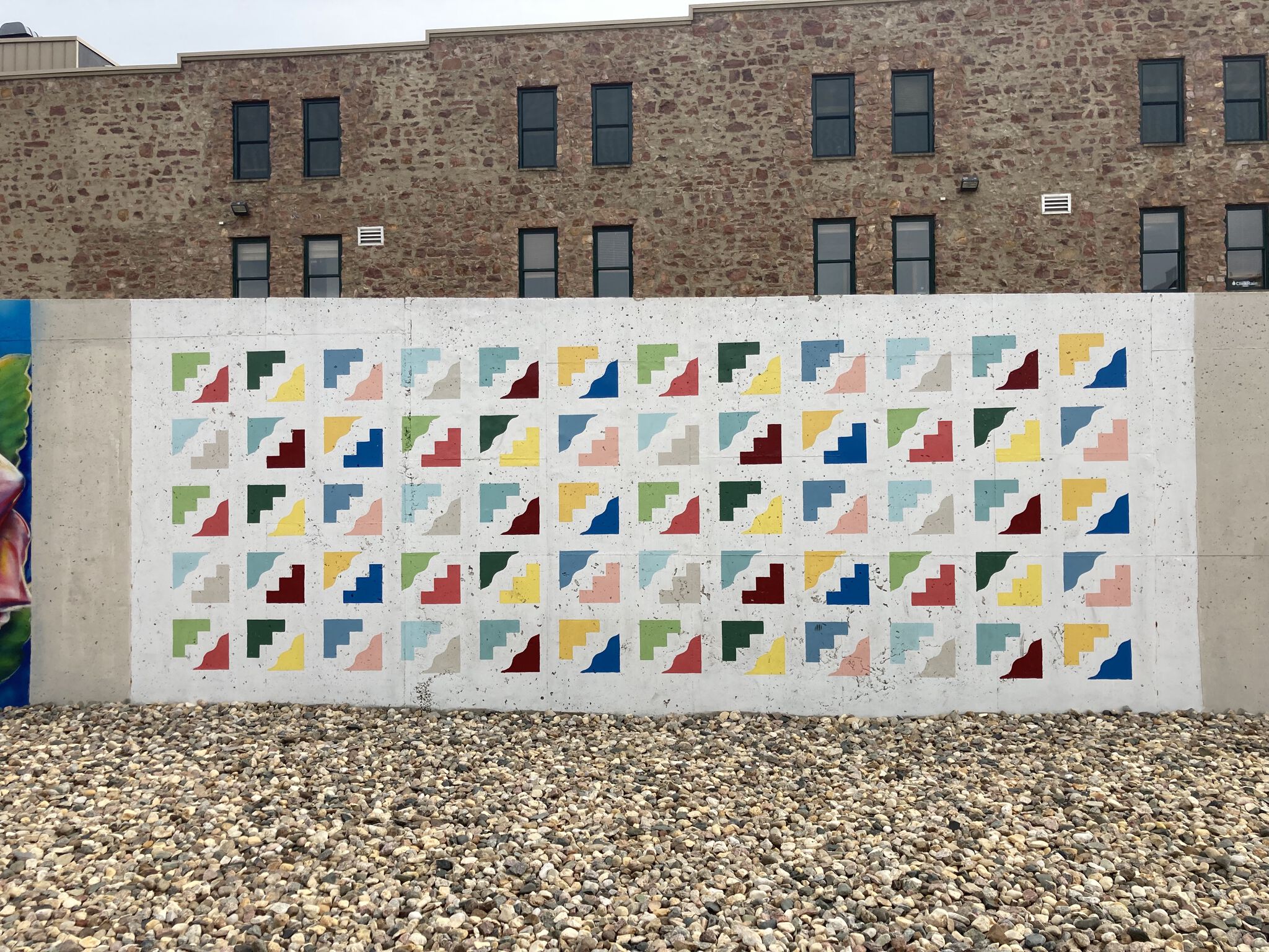 Zach DeBoer, Evan Richards, Robbie Jelsma, Chuck Bennis, Cat Evans&mdash;Sioux Falls, SD;  Rock and Water; Flower Mural; Life is a Beautiful Ride; Deer