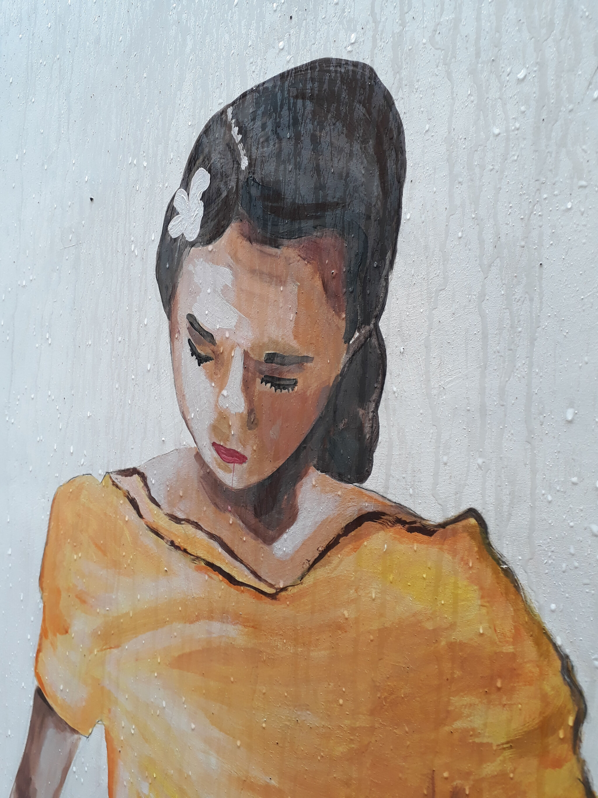 Delphine de Lorme&mdash;6 burmese with a broom