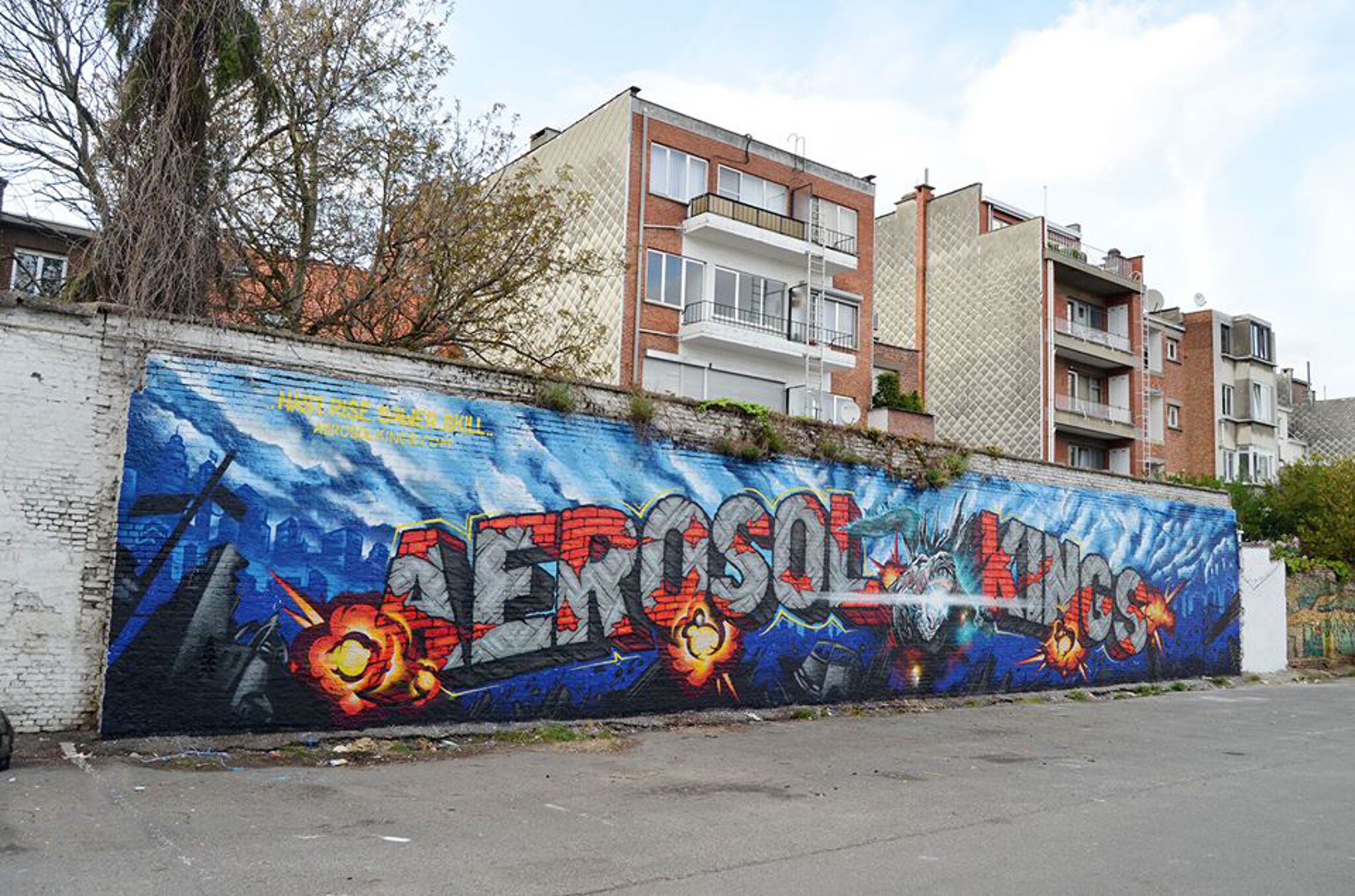 Rise One, Sawer, Skil, Aerosol Kings&mdash;Godzilla