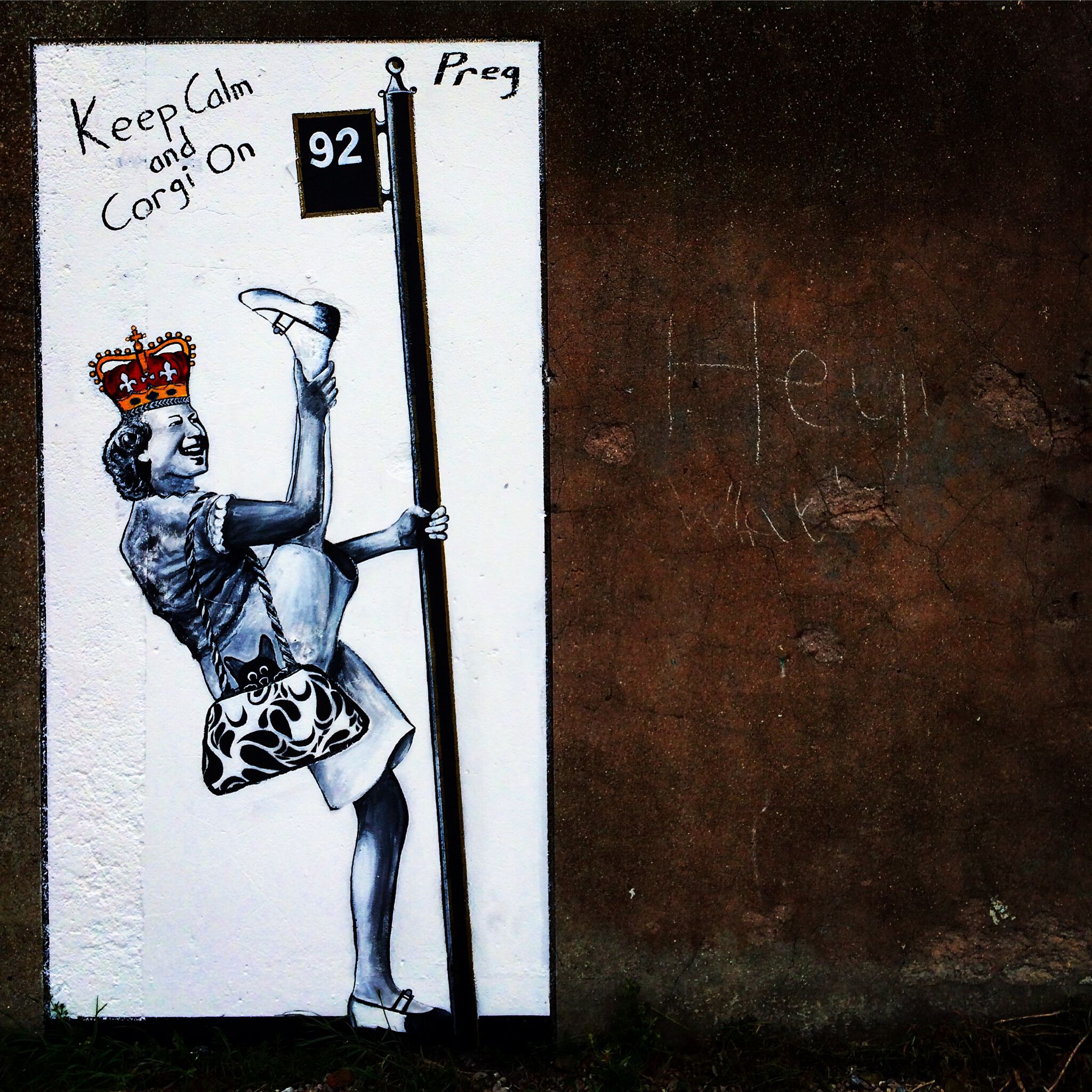 Preg&mdash;God save the queen