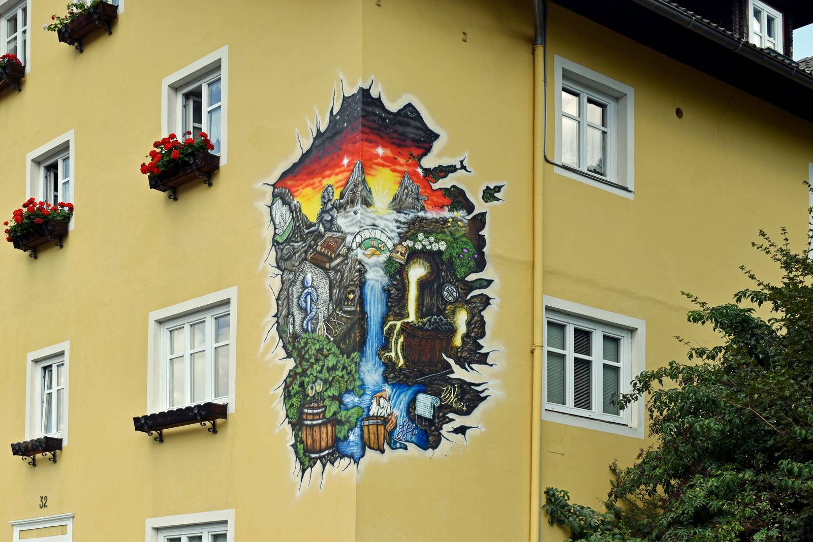 Günther Rogl, Leonie Steinwender&mdash;Doctor's house // EU Kunstwaende
