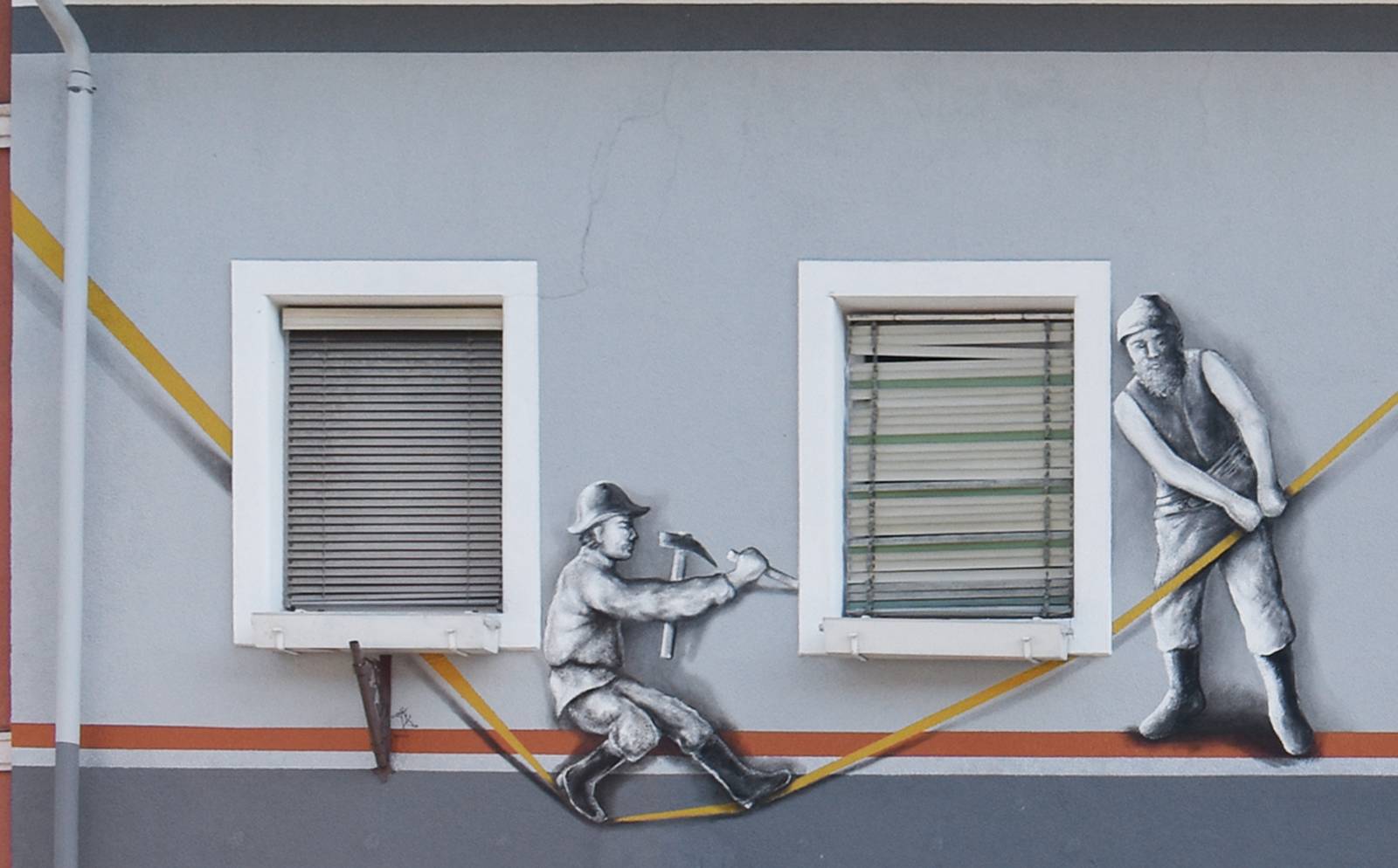 Aktrice&mdash;Insurance company house // EU kunstwaende