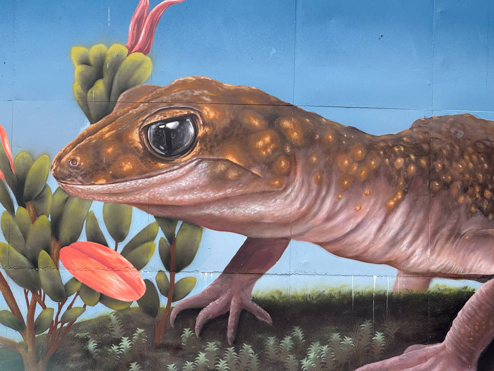 Sam Brooks, Mark Harding, Ngrakani Harley Hall, Rachelle Plazeriano, Gary Nowlan&mdash;Wool Bay Water Tank Mural