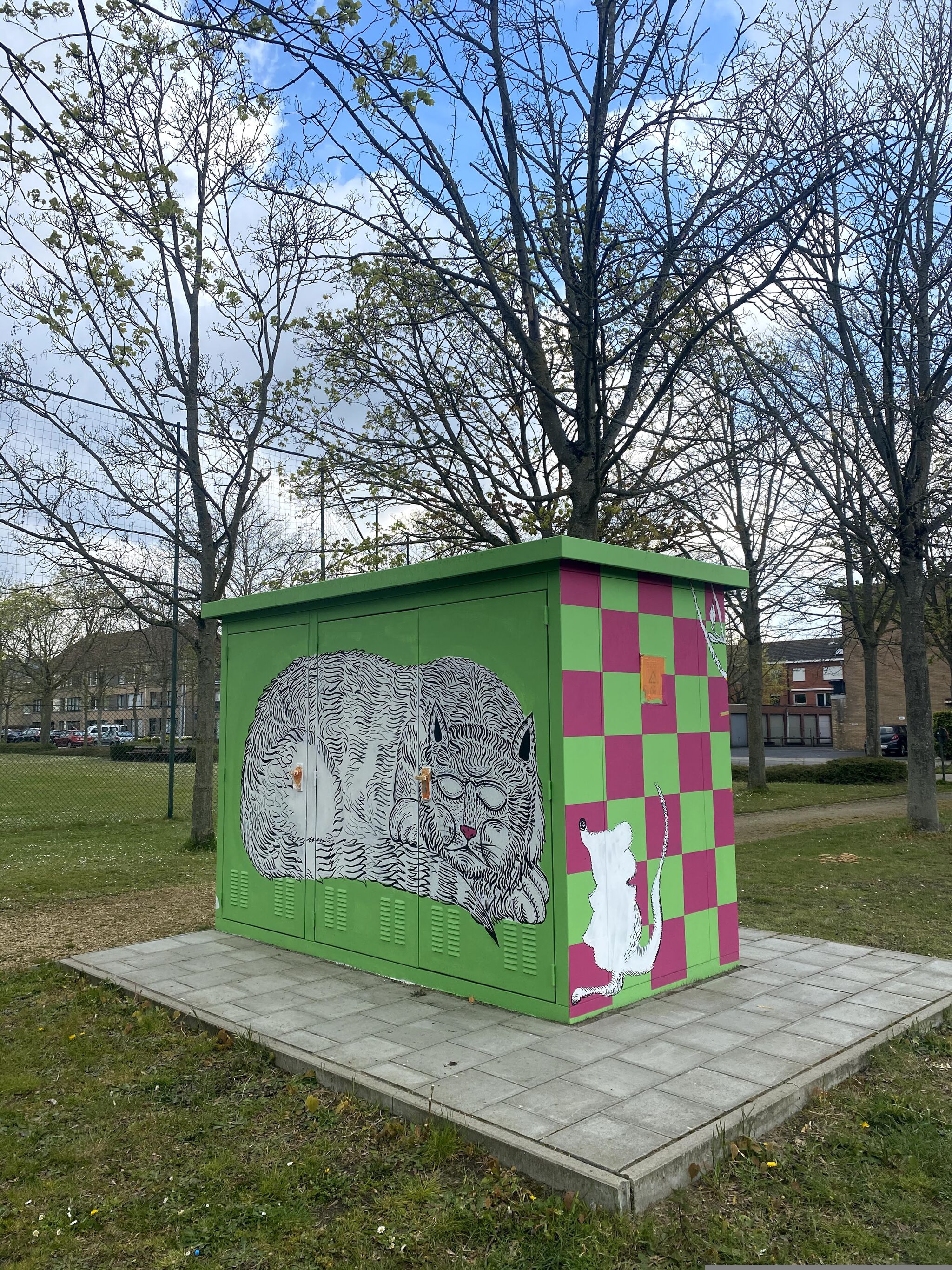 Leerlingen VTI, Johan Desloovere, Karel, Soraya, Britt, Jelle, Rune, Viktor, Tatiano, Shana, Michael, Jonas, Timoty&mdash;Tour Elentrik - Slapende tijger en piepende muis
