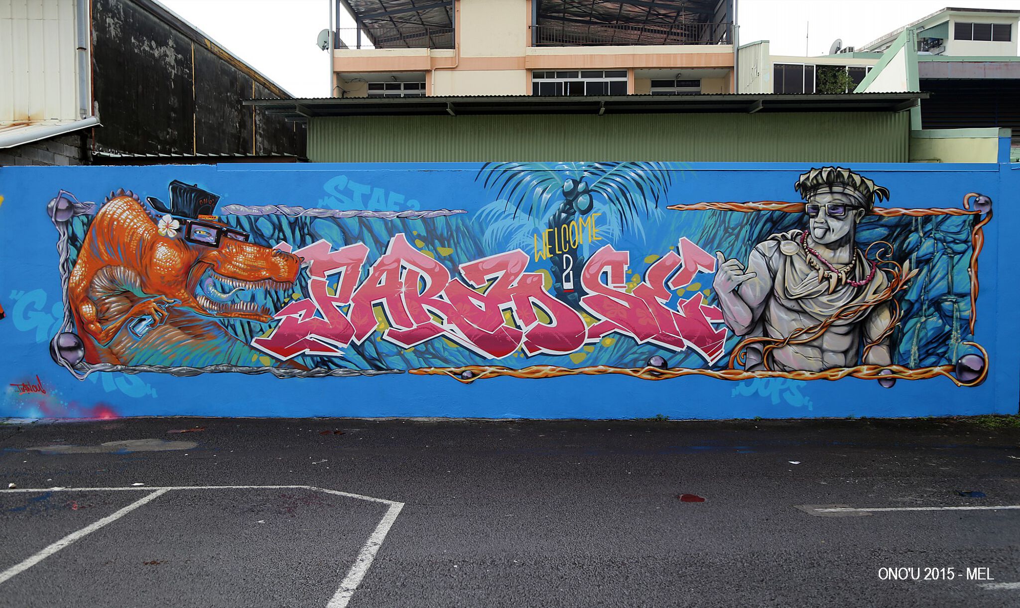 Jops, Stae2, Gimiks Born&mdash;Jops, Stae2 & Gimiks Born in Papeete